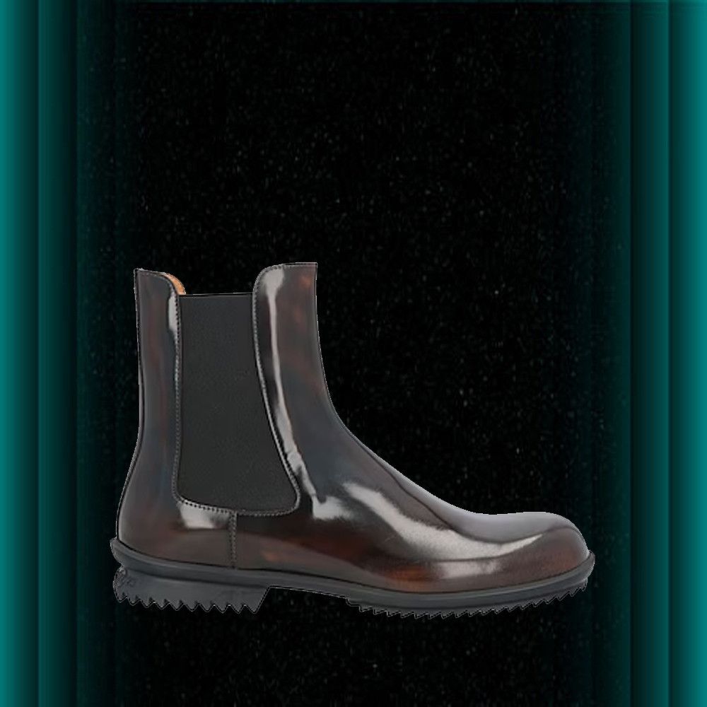 image of Maison Margiela O1Y0224 Boots In Dark Brown, Men's (Size 7)
