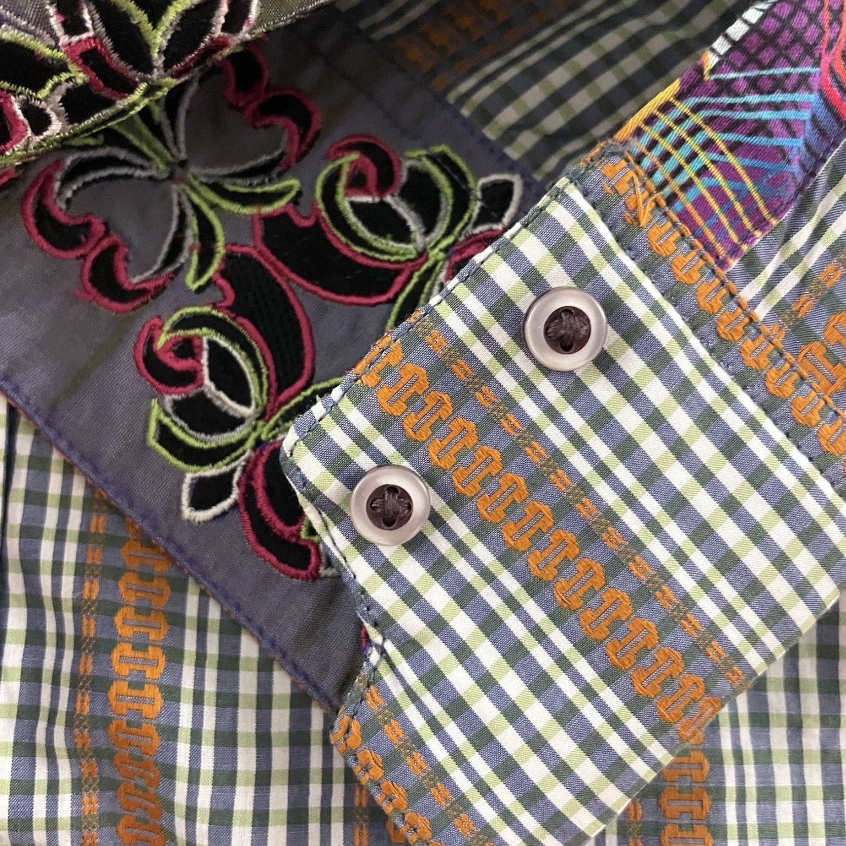 Robert Graham Robert Graham Button-Up Long Sleeve Plaid Shirt Multicolor Mens XL Size US XL / EU 56 / 4 - 5 Thumbnail