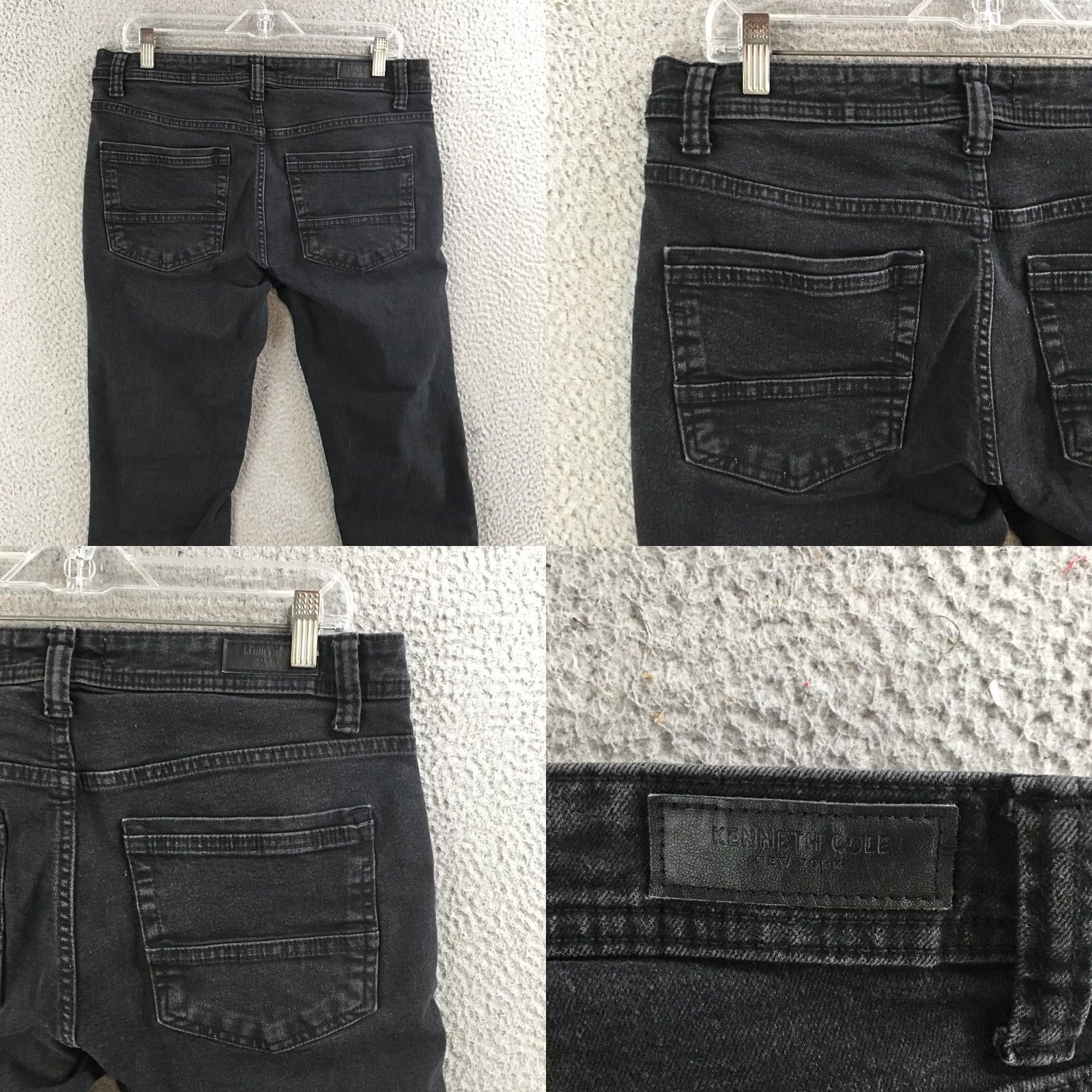 Kenneth Cole Kenneth Cole Jeans Mens 32x32 Skinny Mid Rise 5 Pockets Zip Fly Black Casual Size US 32 / EU 48 - 9 Thumbnail