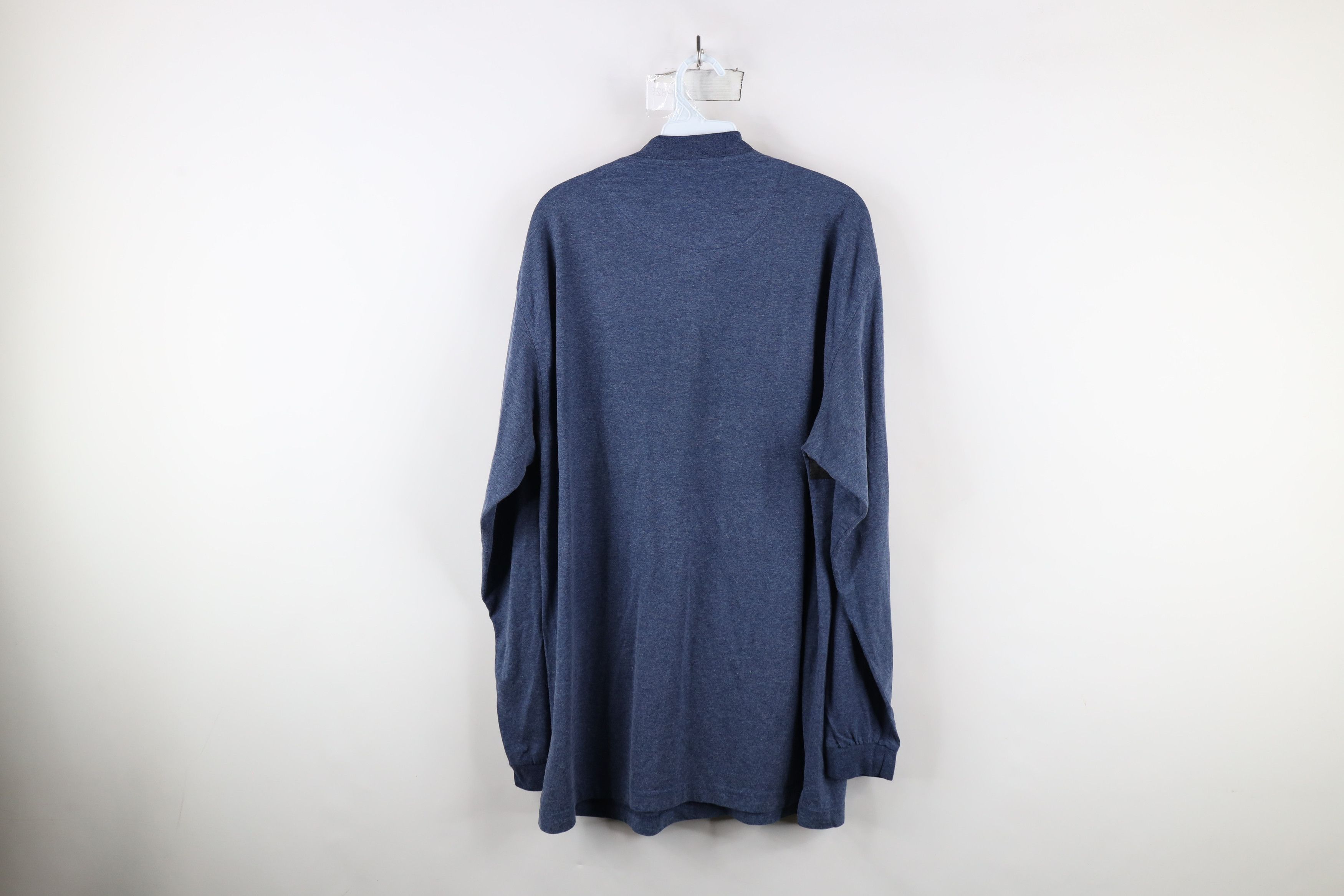 Vintage Vintage 90s Streetwear Striped Long Sleeve Henley T-Shirt Size US L / EU 52-54 / 3 - 9 Thumbnail