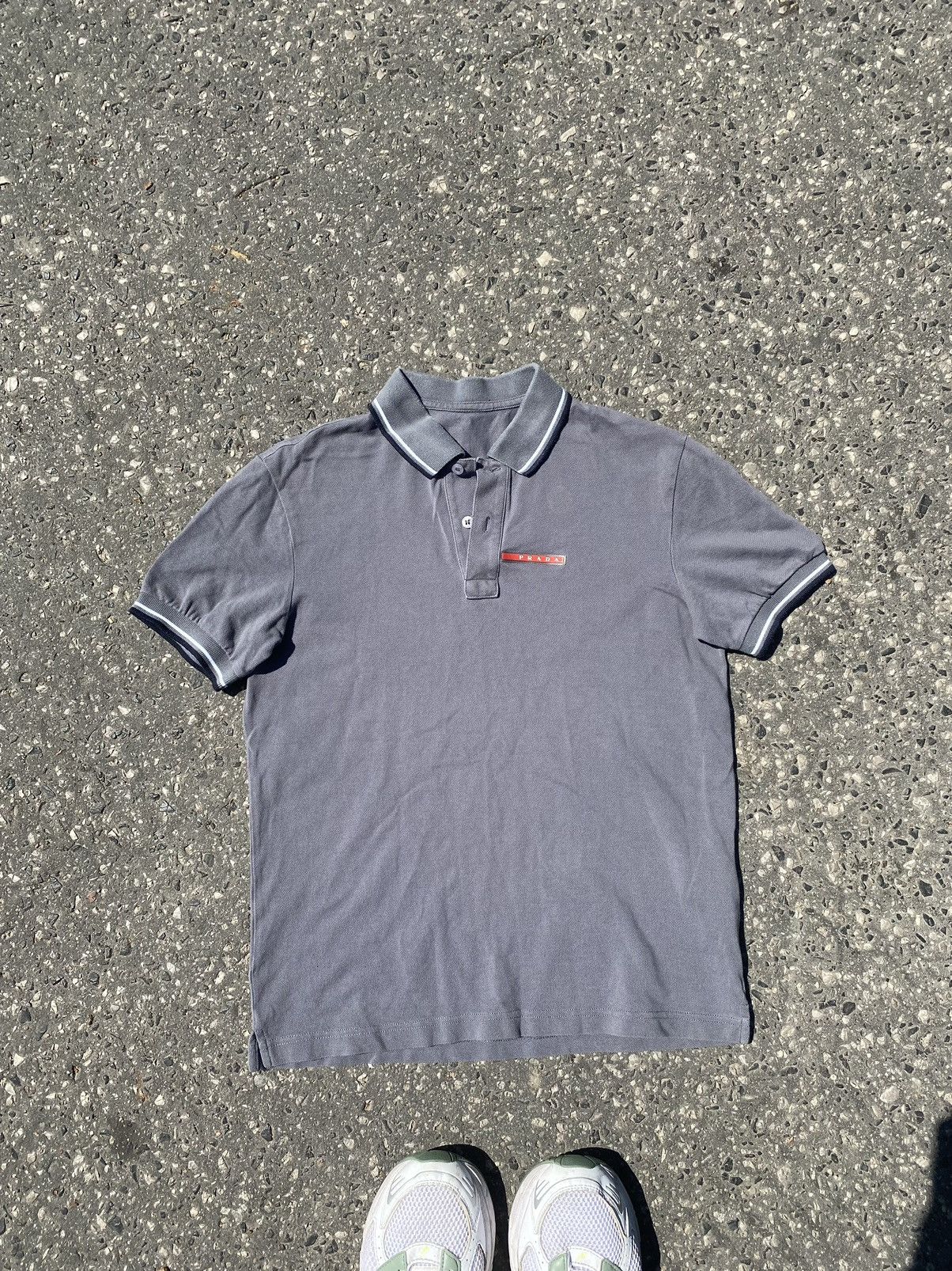 Prada × Vintage Vintage Prada Polo , Luxury t shirt Size US S / EU 44-46 / 1 - 1 Thumbnail