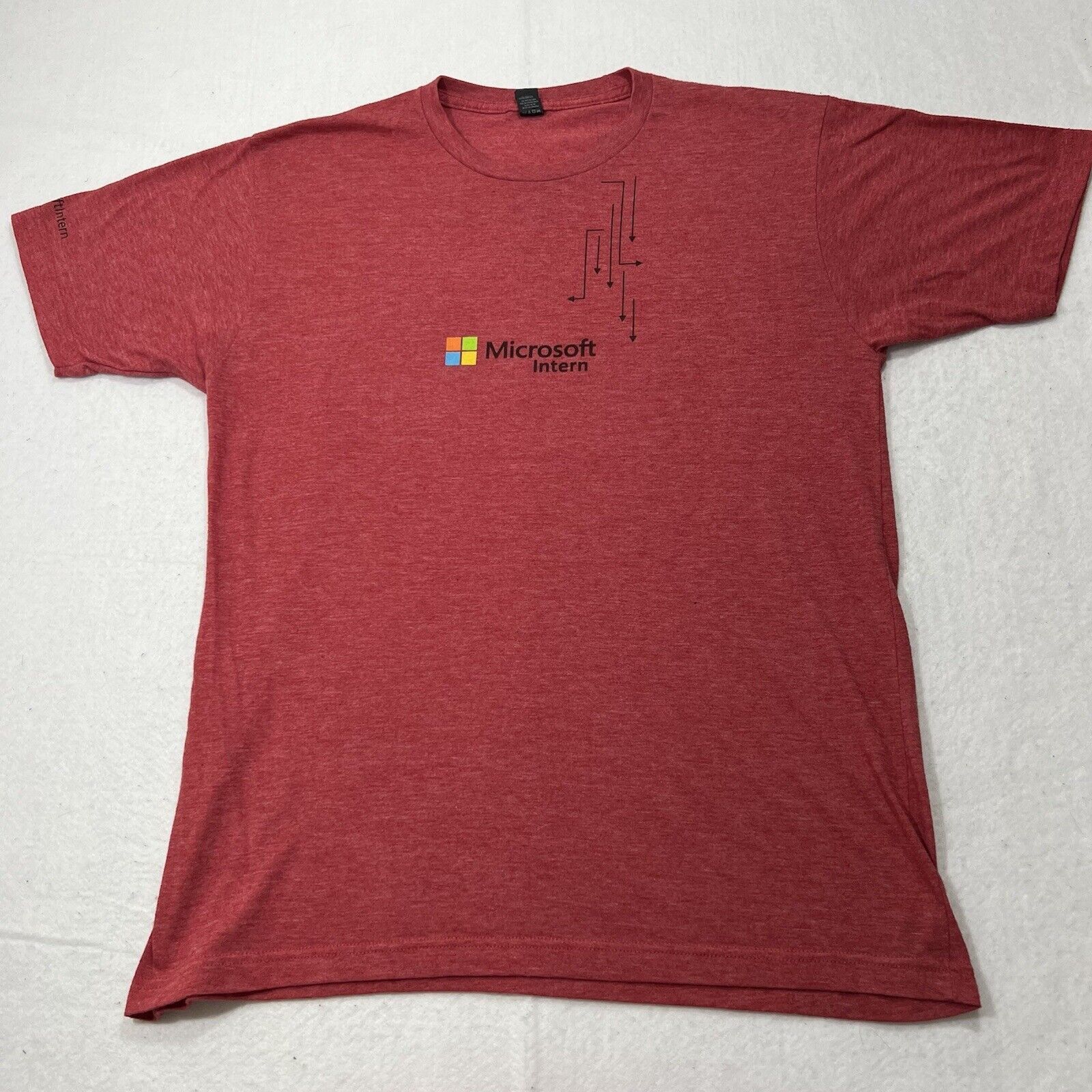 Tultex Microsoft Corporation Intern Build On Graphic T Shirt Size US L / EU 52-54 / 3 - 1 Thumbnail