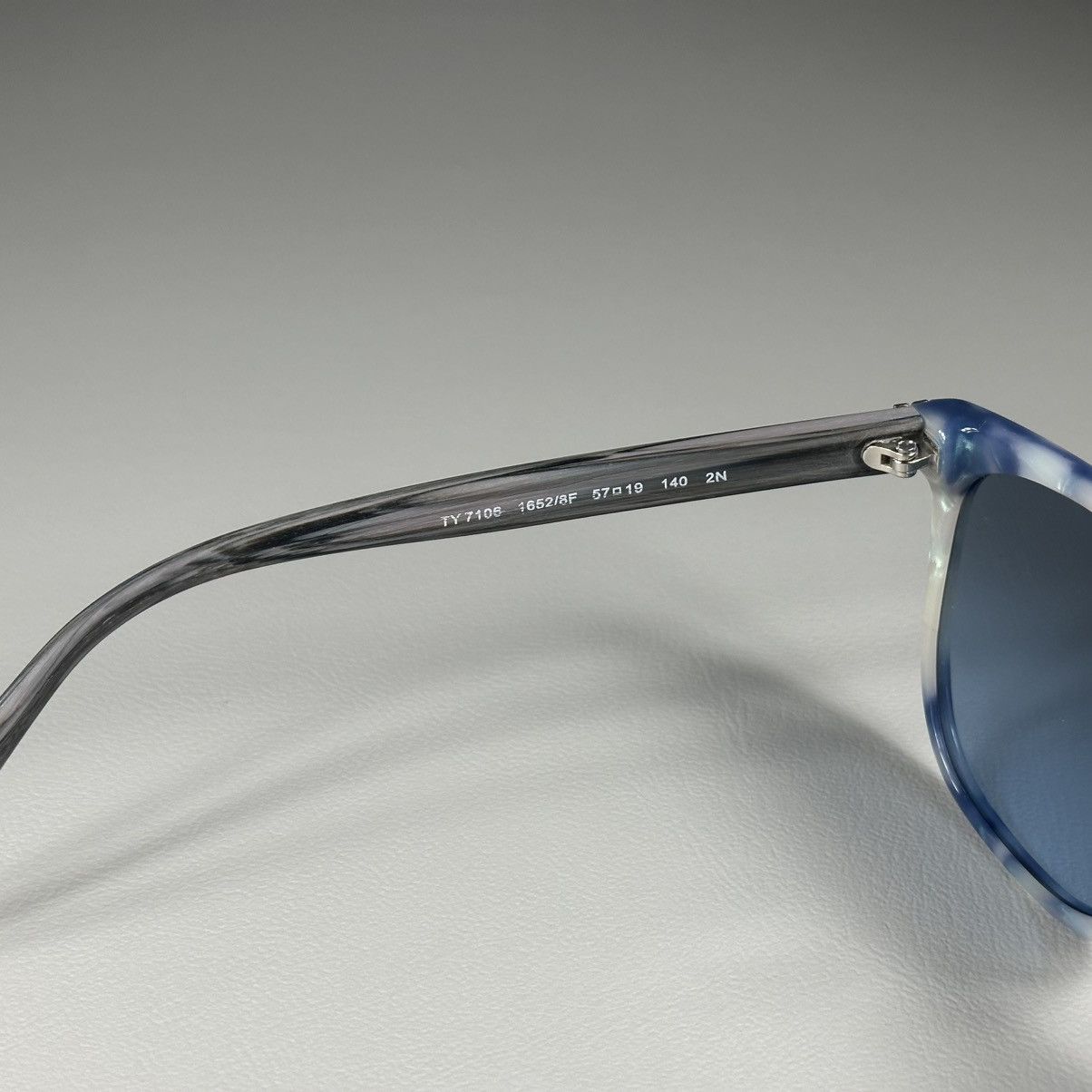 Tory Burch Tory Burch TY 7106 1652/8F Blue Moonstone Squared Sunglasses Size ONE SIZE - 3 Thumbnail