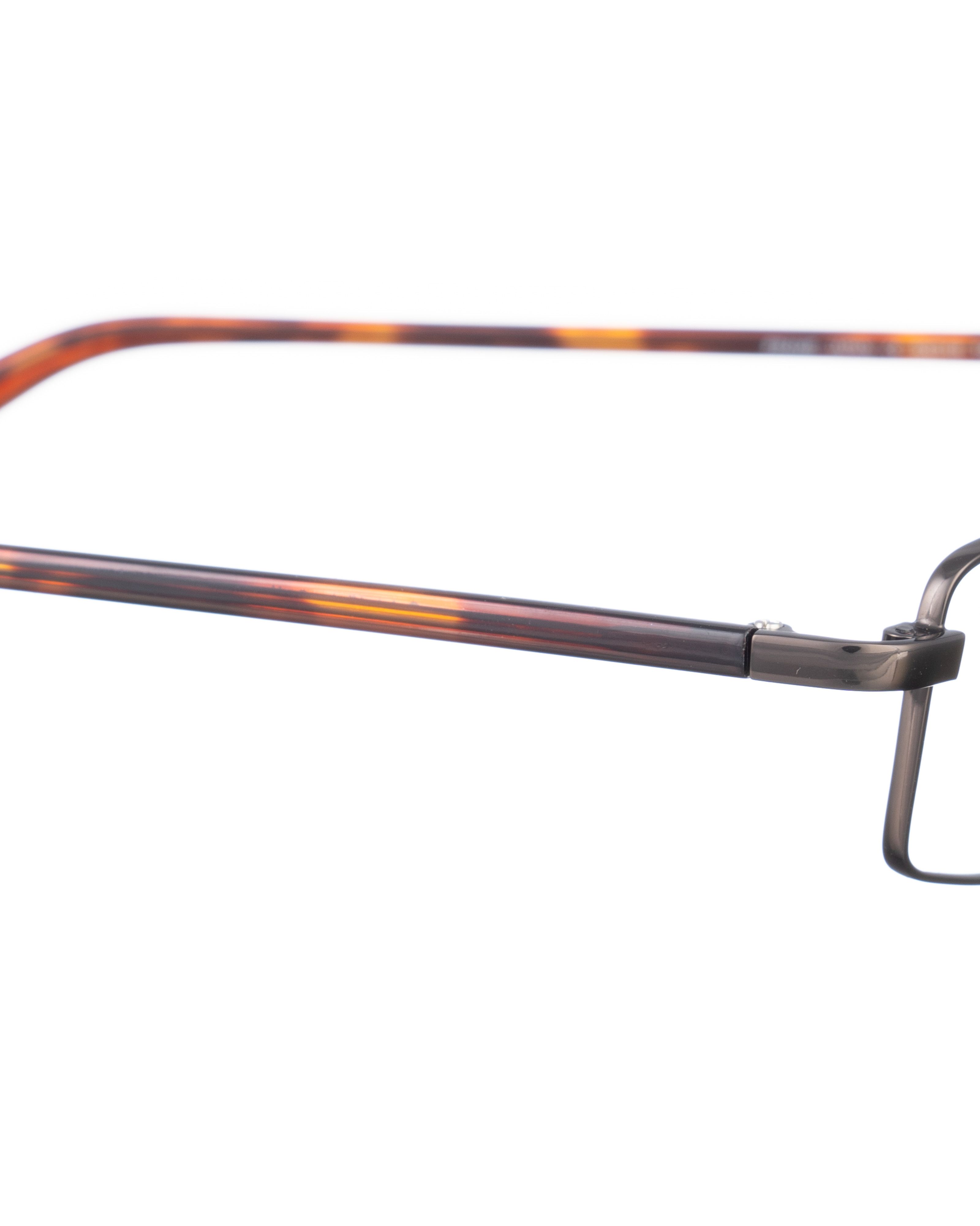 Calvin Klein Calvin Klein 90s Dark Brown Metallic Havana Glasses Size ONE SIZE - 3 Thumbnail