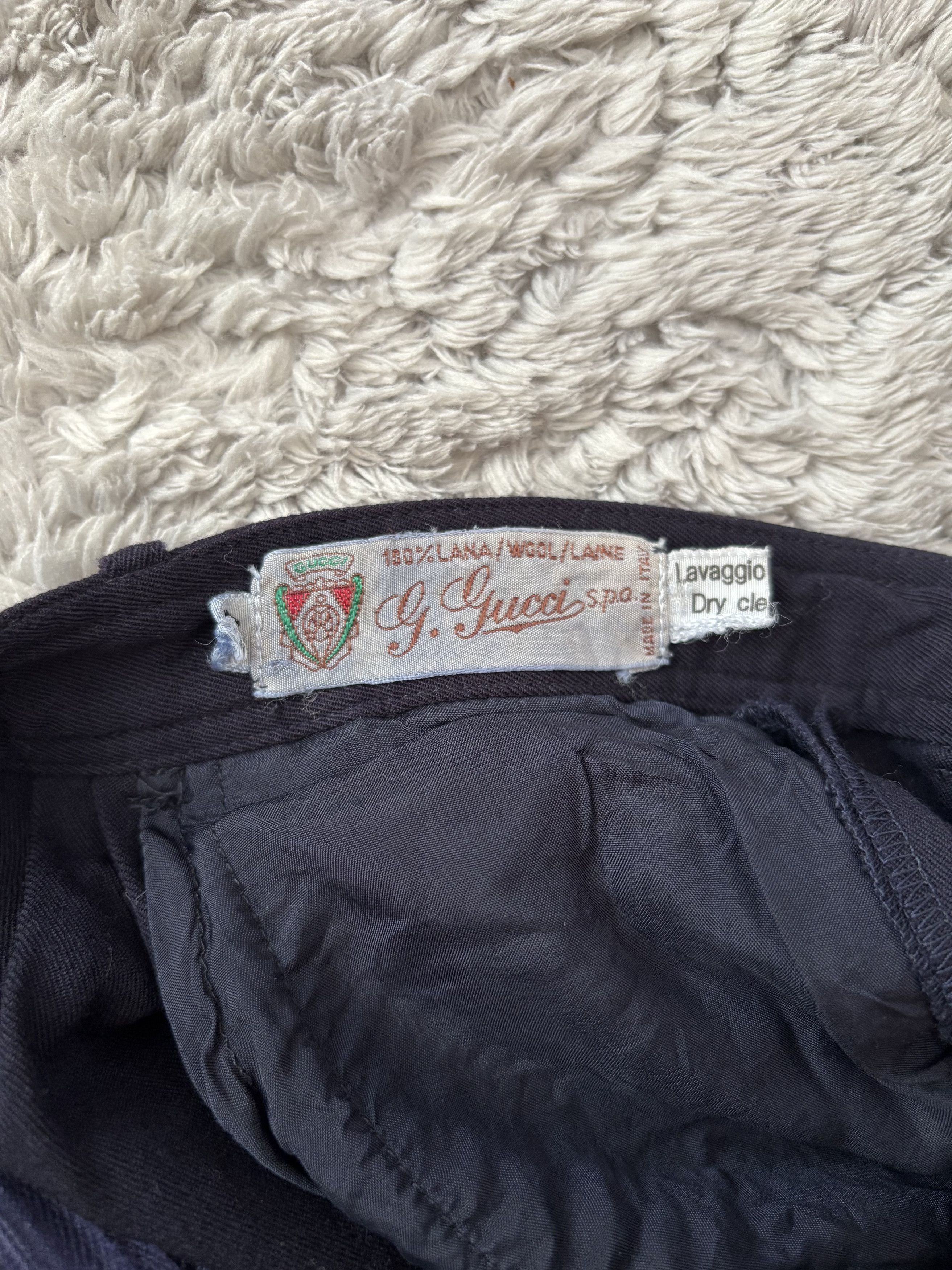 Gucci Vintage Gucci Wool pants 80s Size 25" / US 0 / IT 36 - 3 Thumbnail