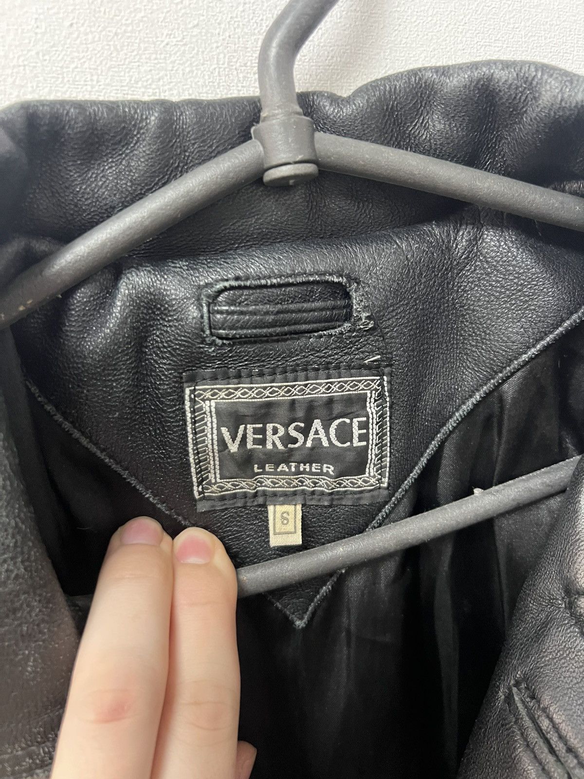 Versace Vintage Versace Leather Jacket size S Mens Luxury Size US S / EU 44-46 / 1 - 2 Thumbnail