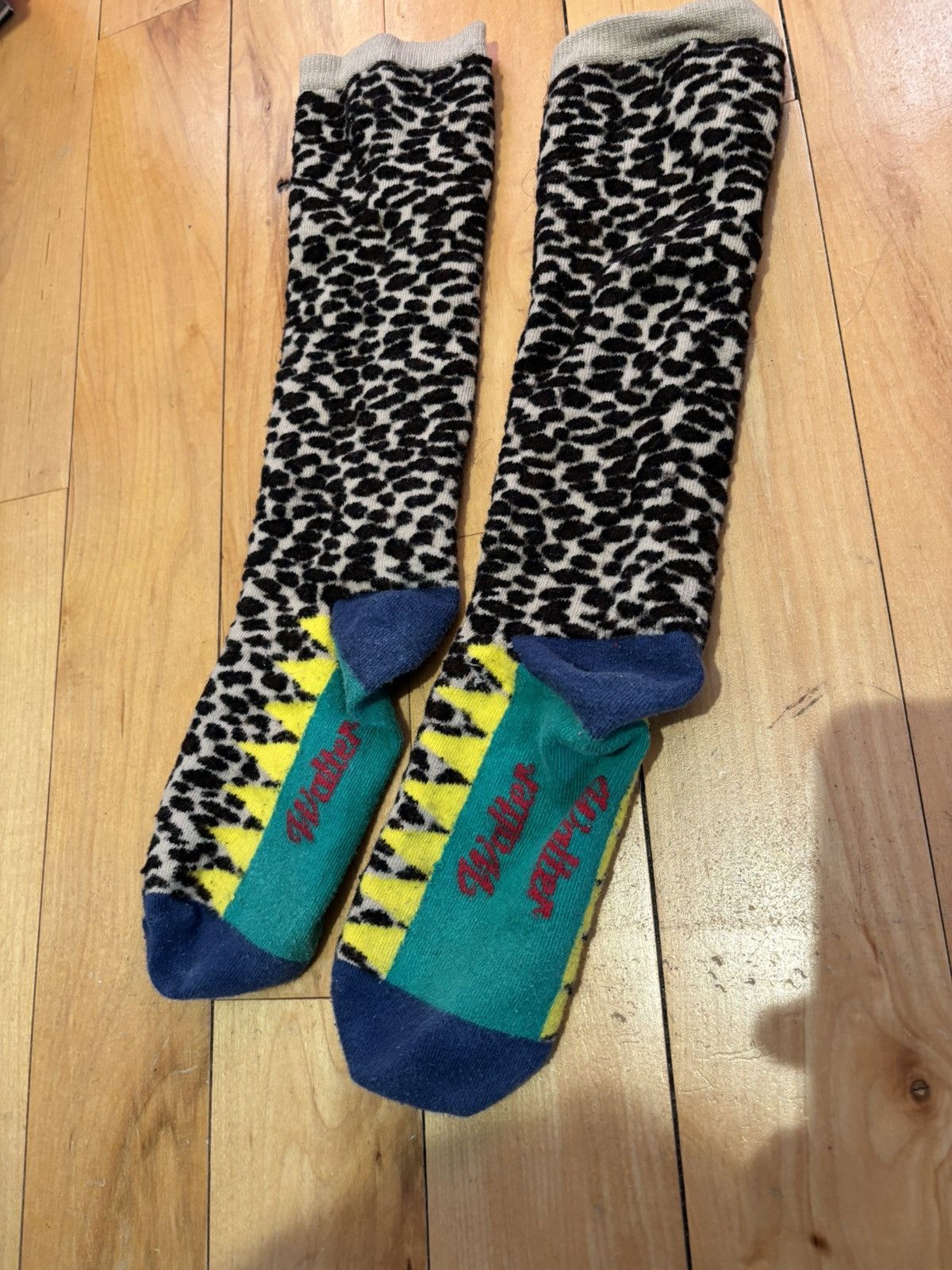 Walter Van Beirendonck WALTER VAN BIERENDONCK leopard socks Size ONE SIZE - 1 Thumbnail