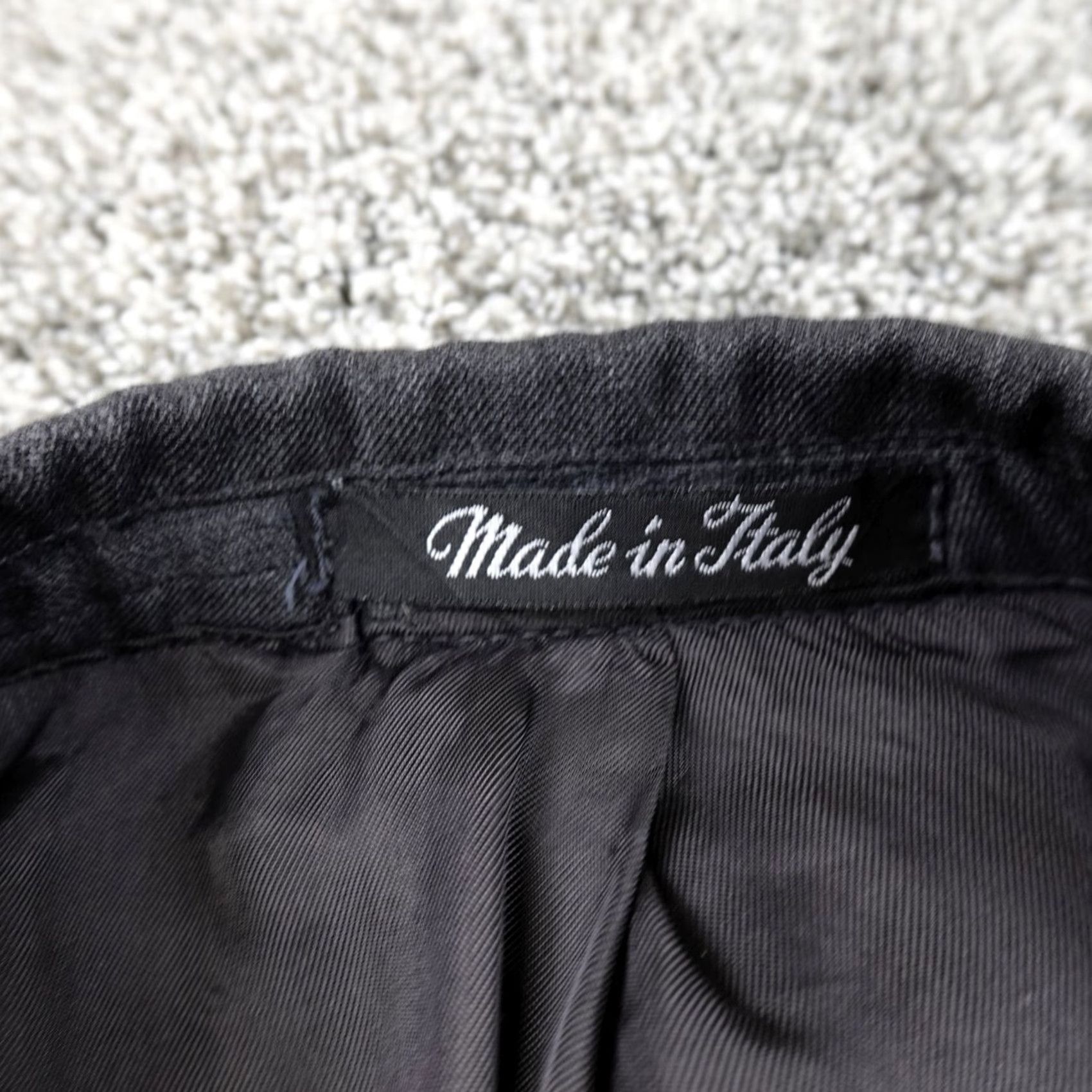 Vintage Vito Rufolo Jacket Mens 42 Black Wool Button Blazer Sport Coat Blazer Italy Overcoat Blazer Men Size 42R - 3 Thumbnail