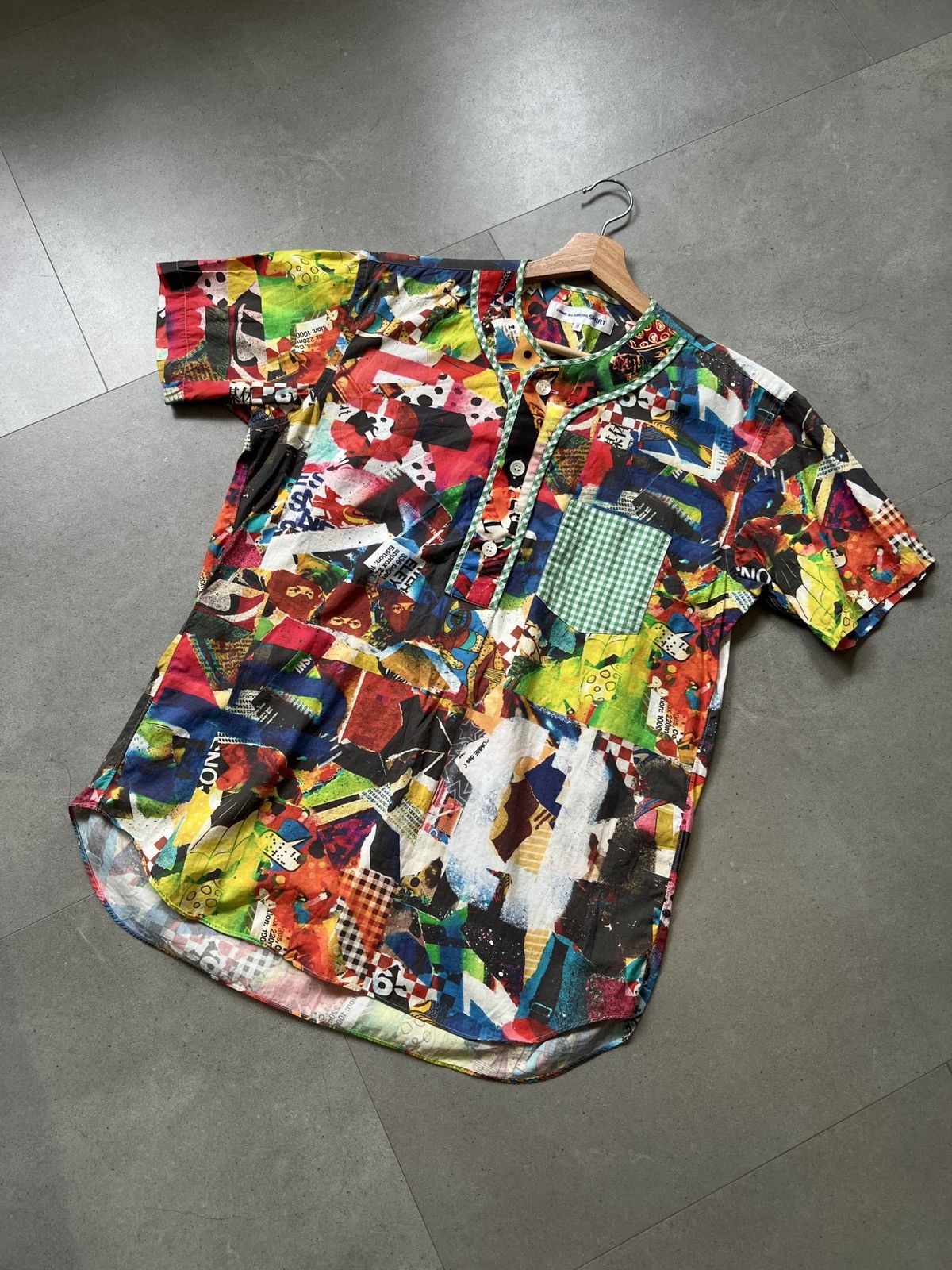 Comme des Garcons SAMPLE Theseus Chan Comme Des Garcons Shirt Baseball Shirt Size US M / EU 48-50 / 2 - 1 Thumbnail