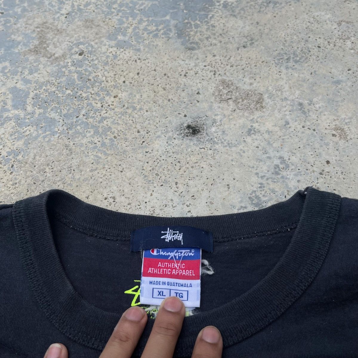 Stussy Stussy X Champion 2004 TOYOHASHI 9th Anniversary Rare Size US XL / EU 56 / 4 - 4 Thumbnail