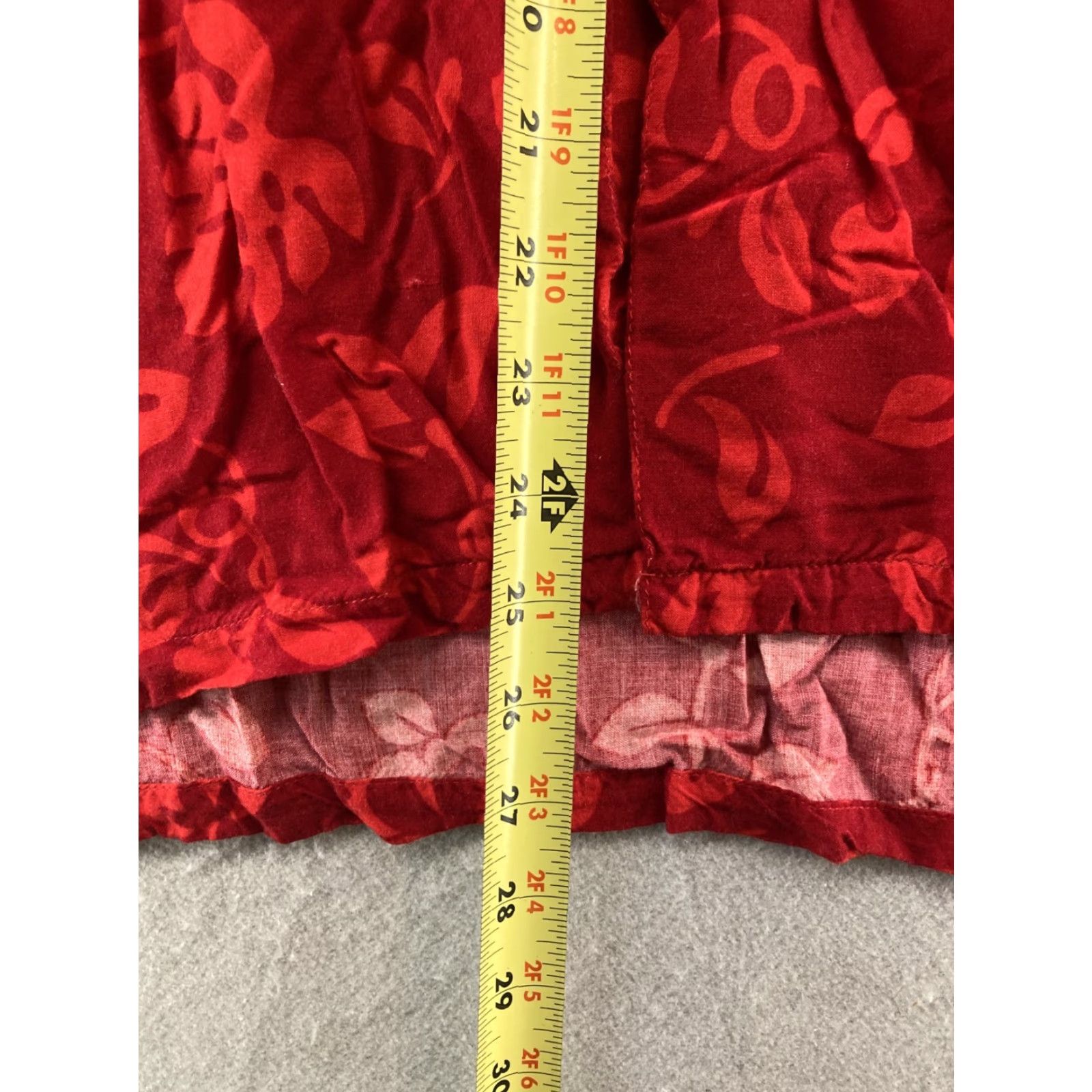 Vintage VINTAGE Basix Hawaiian Shirt Men's XL Red Floral Summer Casual Short Sleeve Button-up Size US XL / EU 56 / 4 - 5 Thumbnail