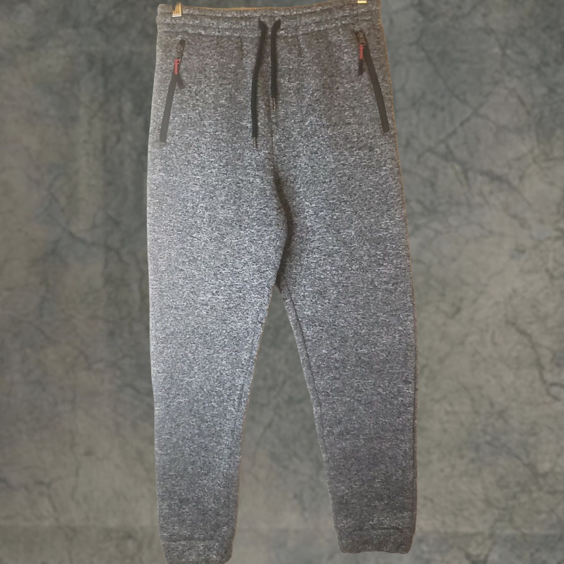 Vintage Logan and Martin Sport NYC Men's Gray M Joggers Knit Fleece Size US 31 - 1 Thumbnail