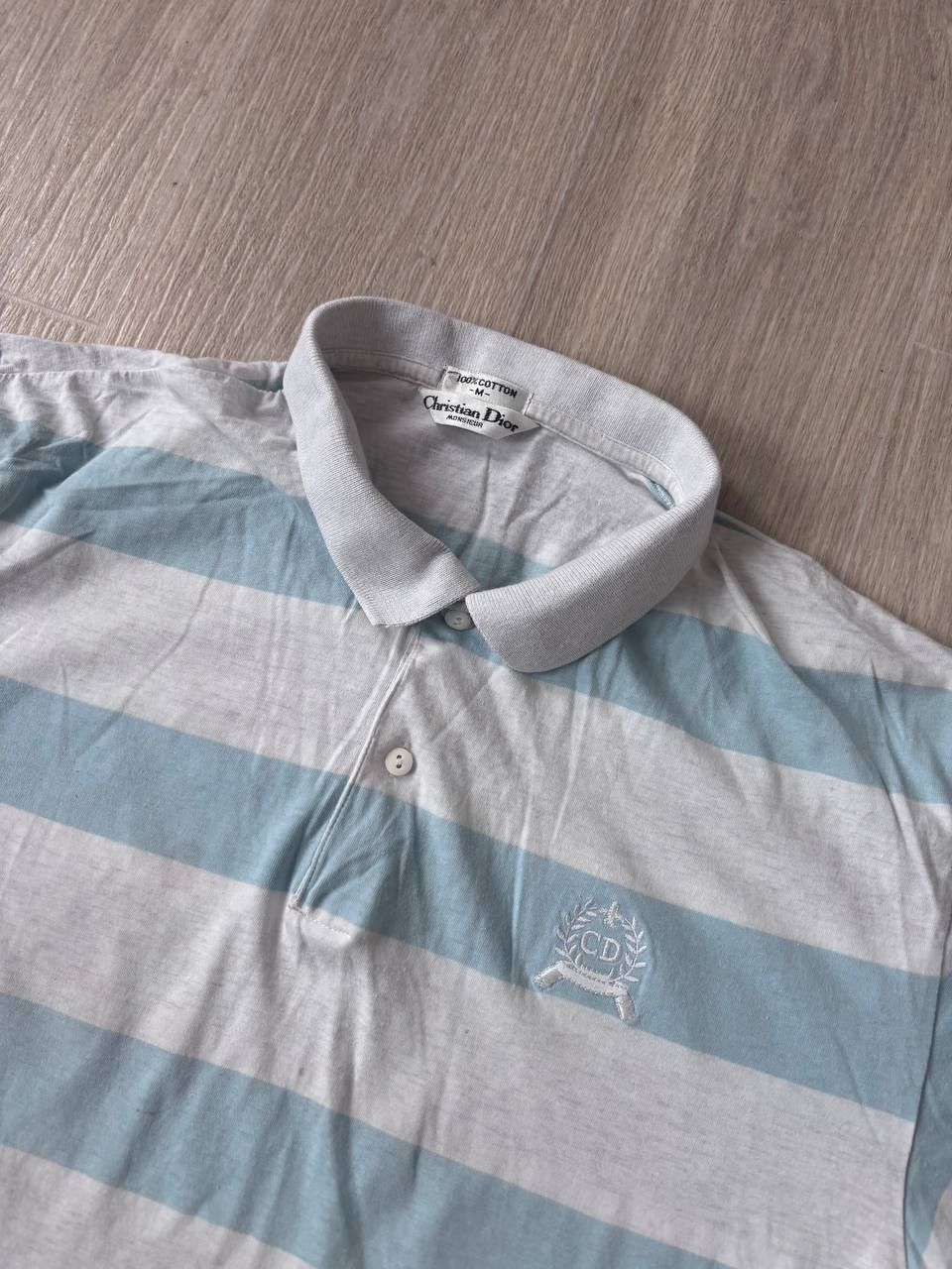 Christian Dior Monsieur × Vintage Vintage Christian Dior polo shirt 90s rare Size US M / EU 48-50 / 2 - 2 Thumbnail