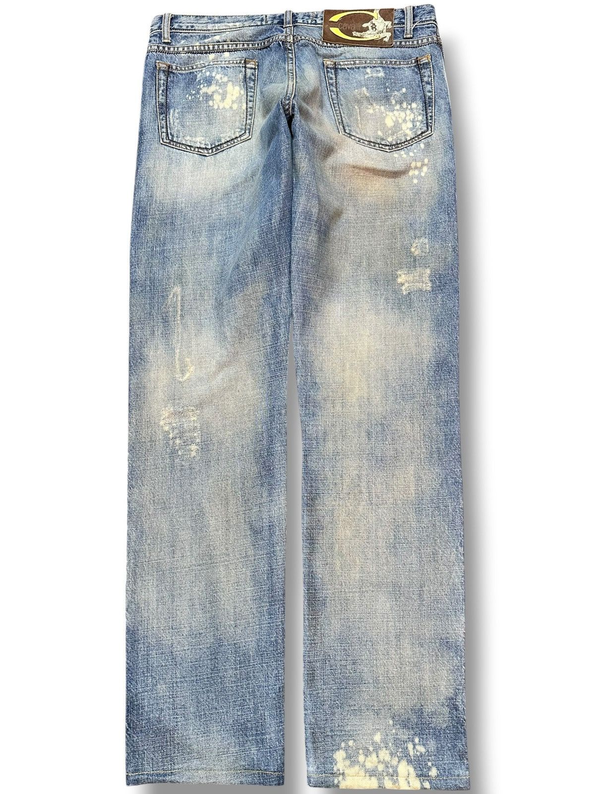 Just Cavalli Vintage Justcavalli Mudwash Ripped Distressed Denim Size US 34 / EU 50 - 5 Thumbnail