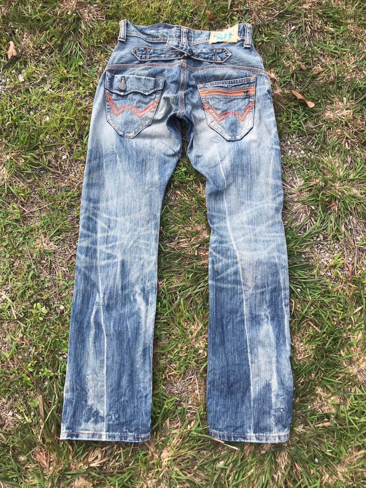 Edwin × If Six Was Nine × Vintage Edwin 443XVS Exclusive Vintage Buckle Jeans Size US 31 - 1 Thumbnail
