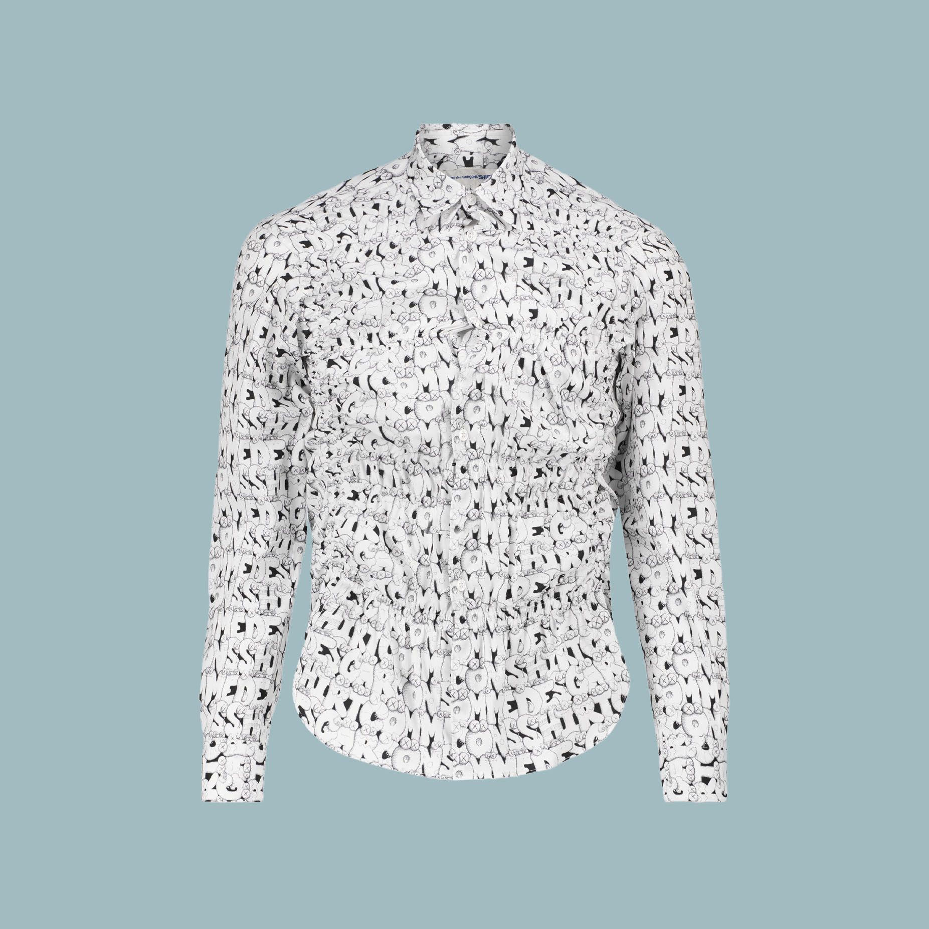 Comme des Garcons SHIRT × Kaws COMME des GARÇONS SHIRT x KAWS Printed L/S Synched Shirt Size US L / EU 52-54 / 3 - 1 Thumbnail