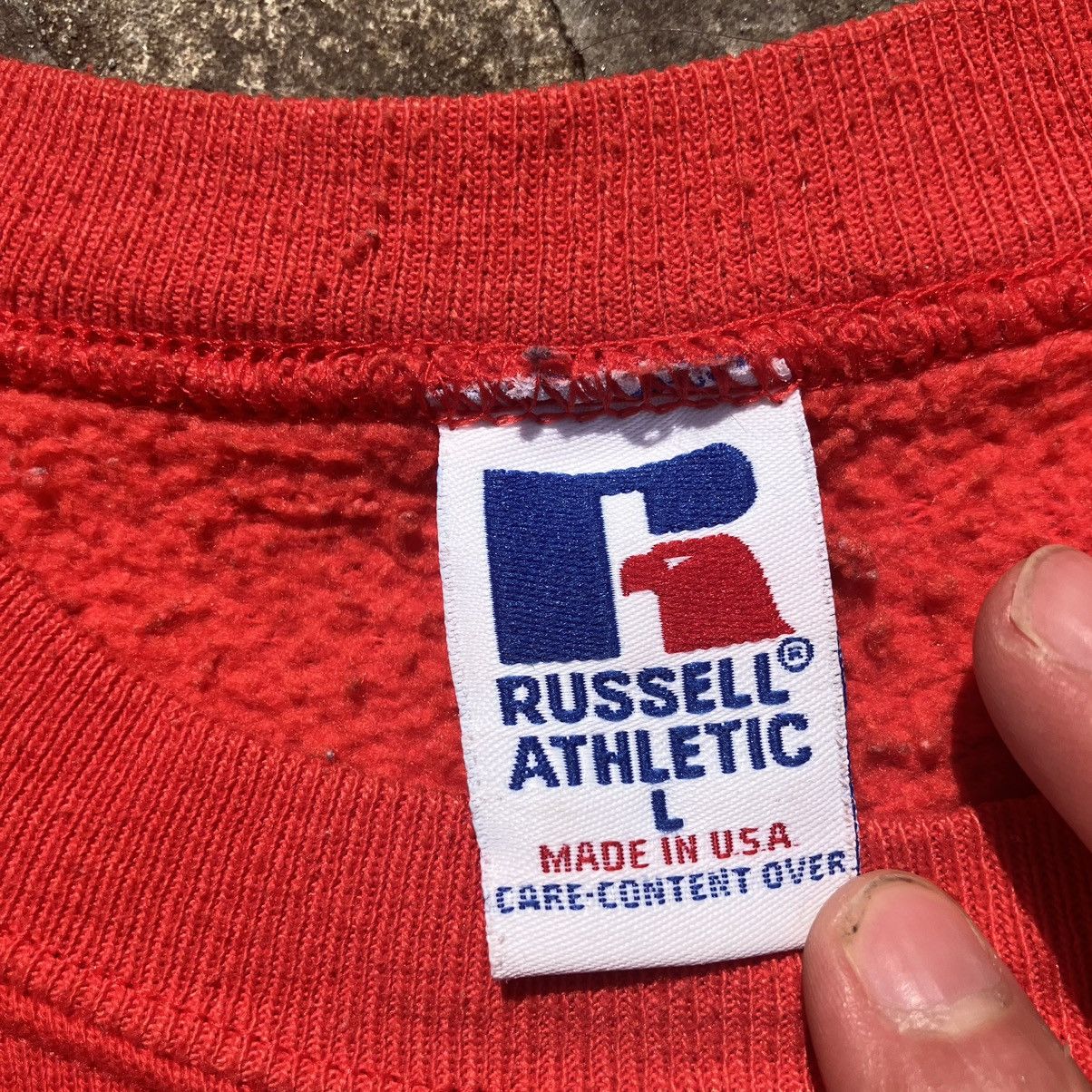 Vintage VTG 90’s Houston Red Crewneck Size US L / EU 52-54 / 3 - 6 Thumbnail