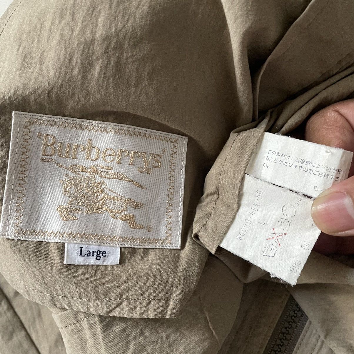 Burberry Burberrys vintage jacket 1980s Size US L / EU 52-54 / 3 - 5 Thumbnail