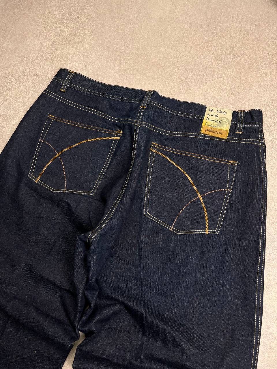 Pelle Pelle Vintage Pelle Pelle Baggy Y2K Denim Pants 44x34 Size US 44 / EU 60 - 4 Thumbnail