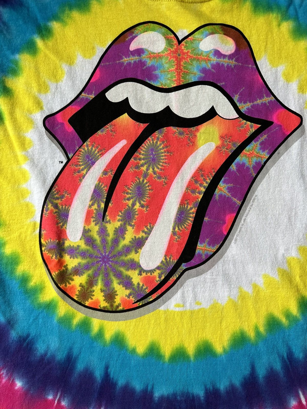 Liquid Blue × The Rolling Stones × Vintage Vintage 2002 Liquid Blue The Rolling Stones LSD T-Shirt Size US XL / EU 56 / 4 - 4 Thumbnail