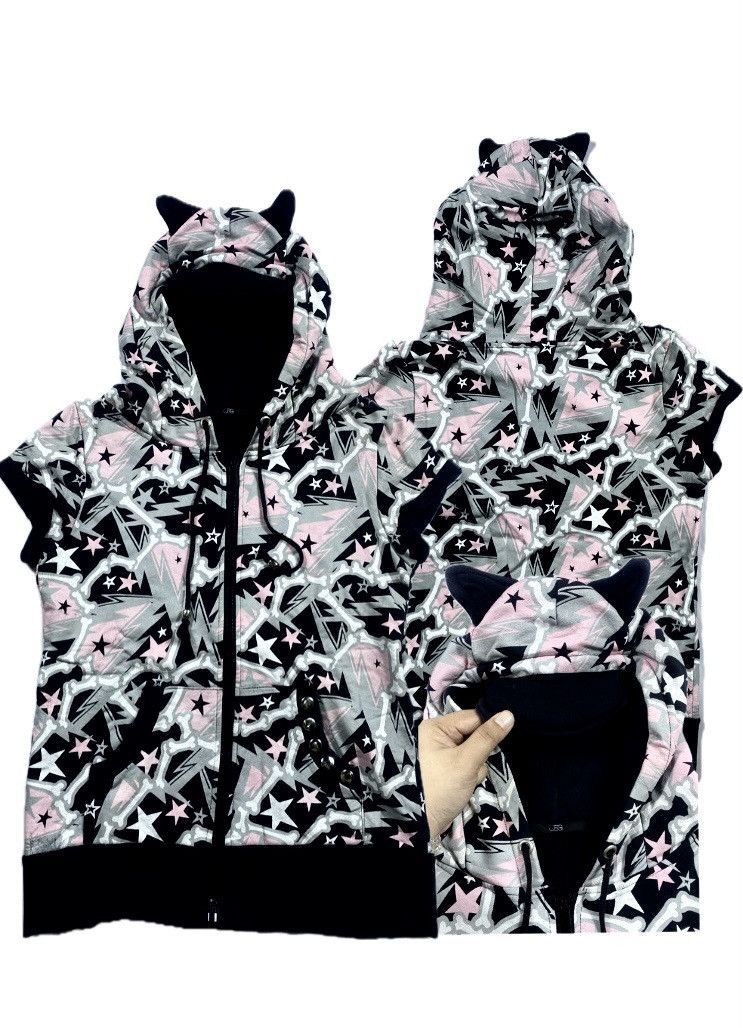 Hysteric Glamour Japanese JSG short sleeve Zip Hoodie Lgb ifsix style Size US S / EU 44-46 / 1 - 2 Thumbnail