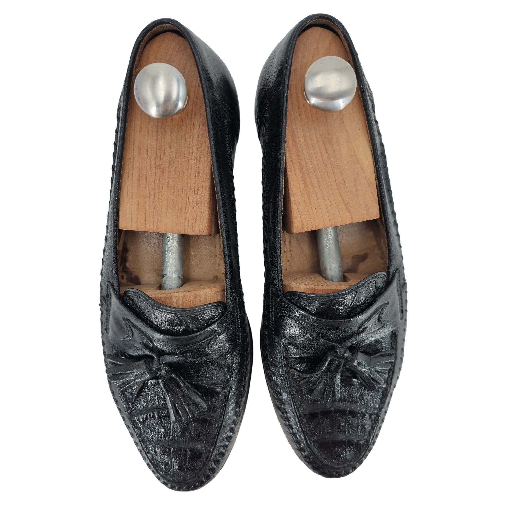 Bruno Magli Vintage Crocodile Italy Handmade Bruno Magli Mens 8M Exotic Size US 8 / EU 41 - 9 Thumbnail