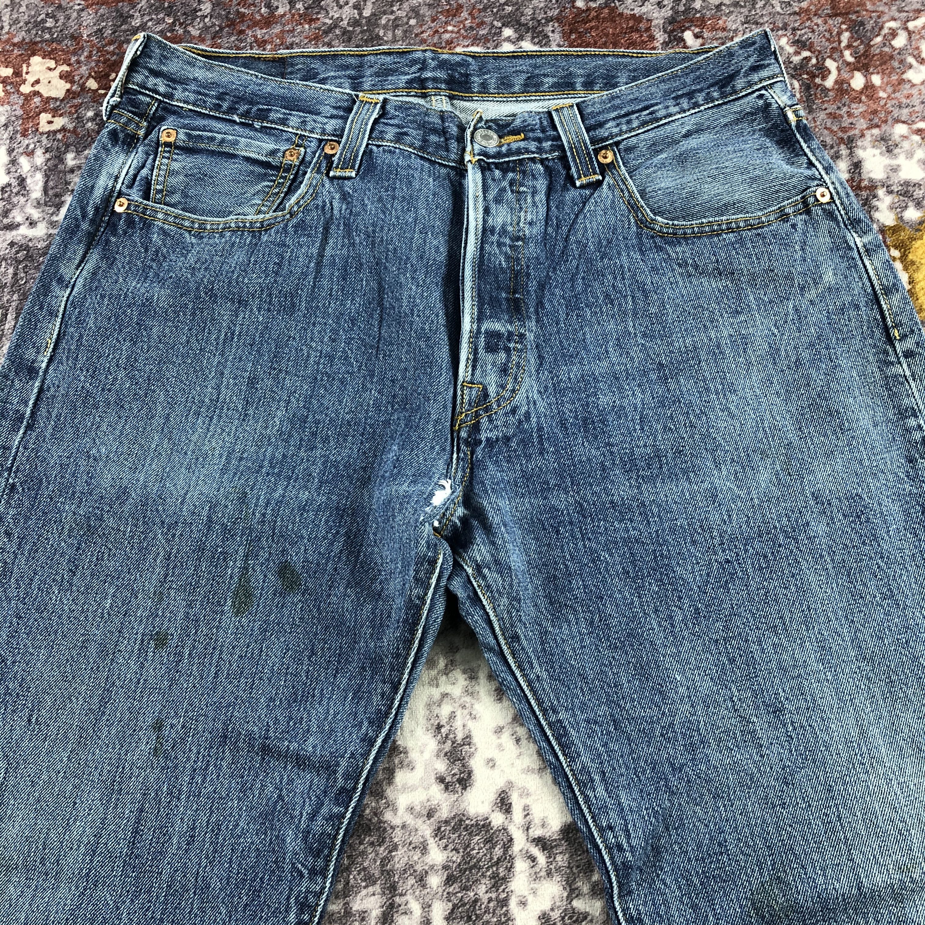 Levi's × Vintage Vintage Levis 501 Jeans-JM2844 Size US 34 / EU 50 - 3 Thumbnail