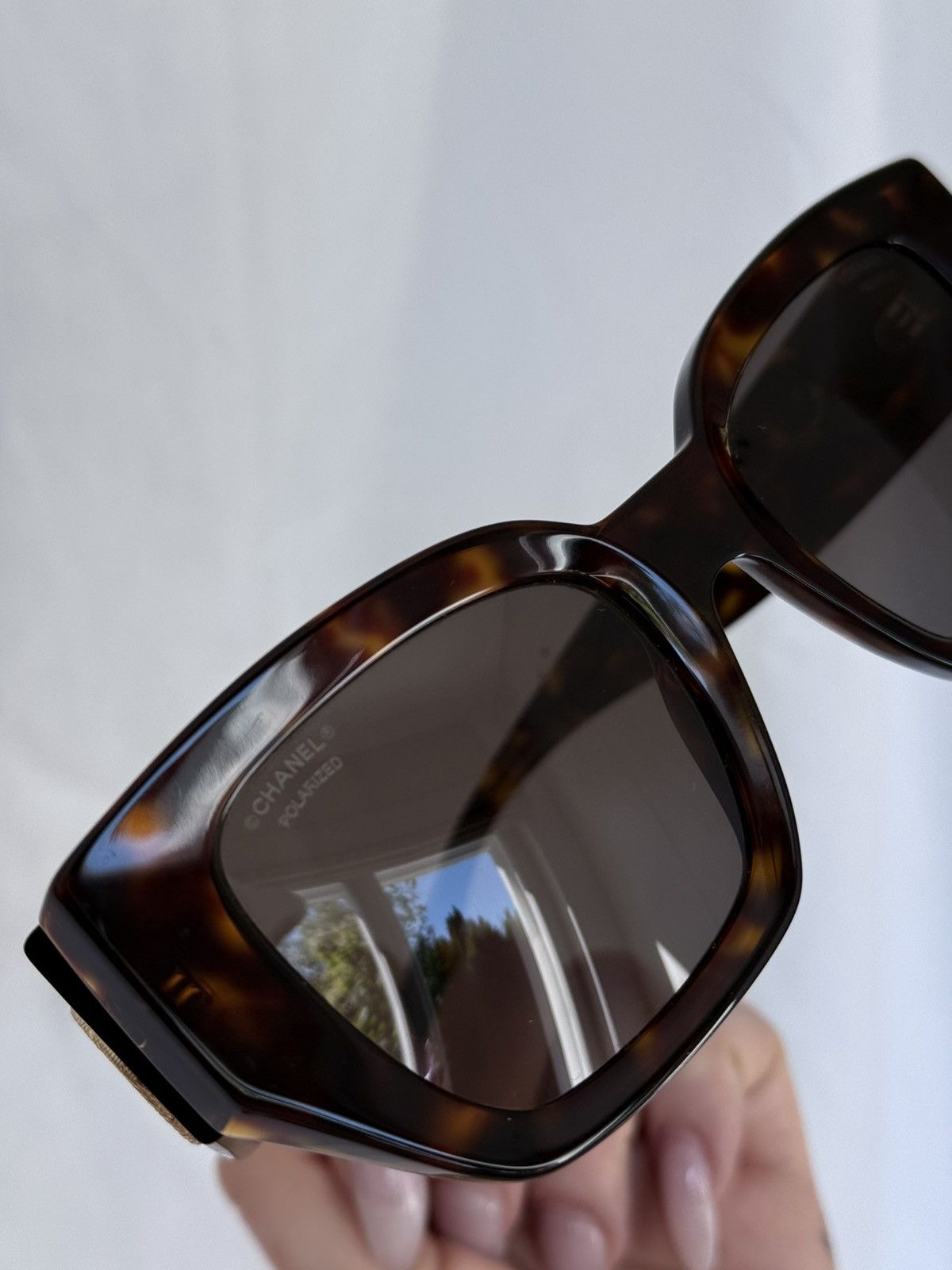 Chanel Chanel CC 5506 Brown Squared Sunglasses Size ONE SIZE - 9 Thumbnail