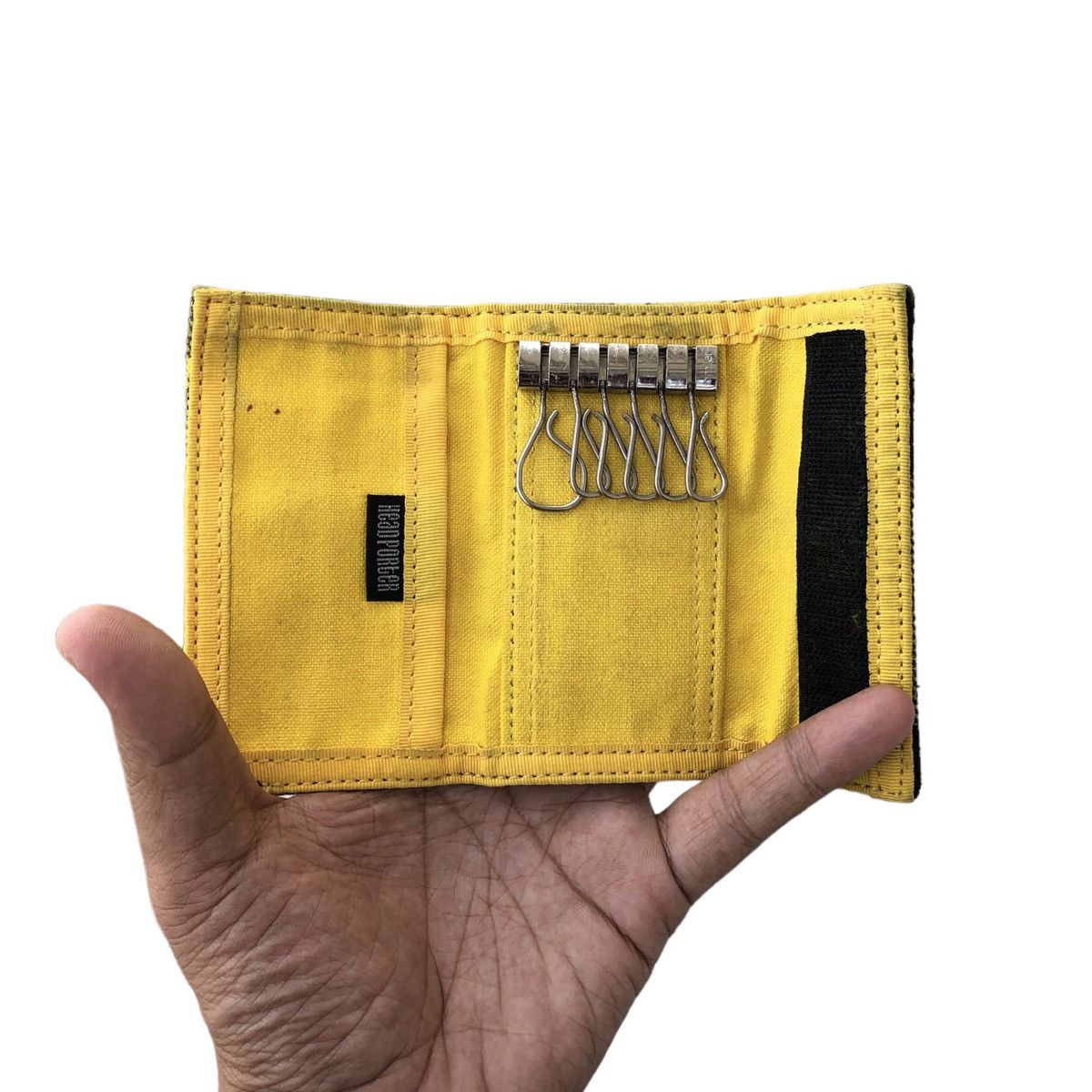 Porter Head Porter Yellow Striped Key Chain Case Size ONE SIZE - 7 Thumbnail