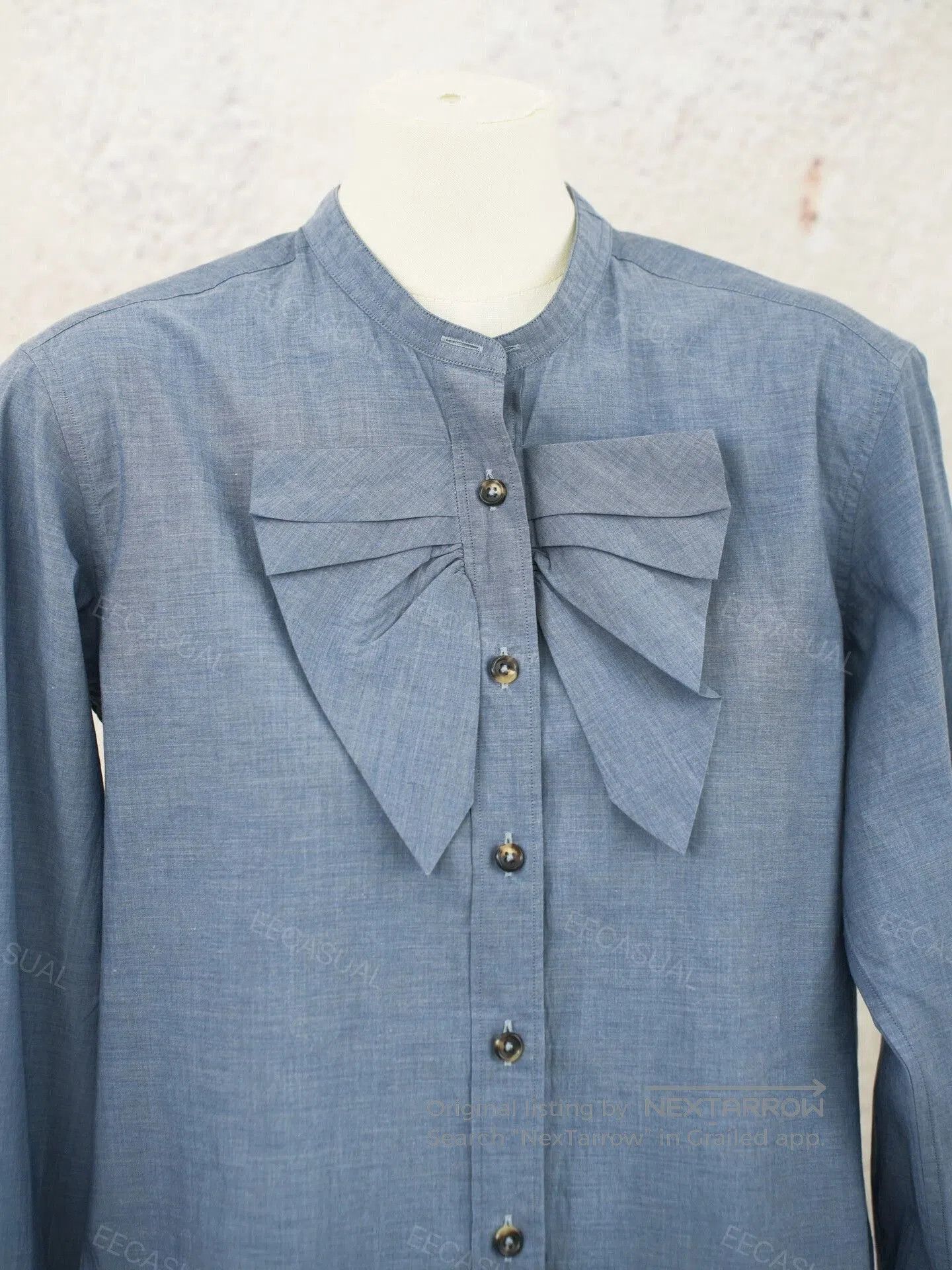 Margaret Howell Margaret Howell Blue Collar Long Sleeve Shirt. Size S / US 4 / IT 40 - 4 Thumbnail