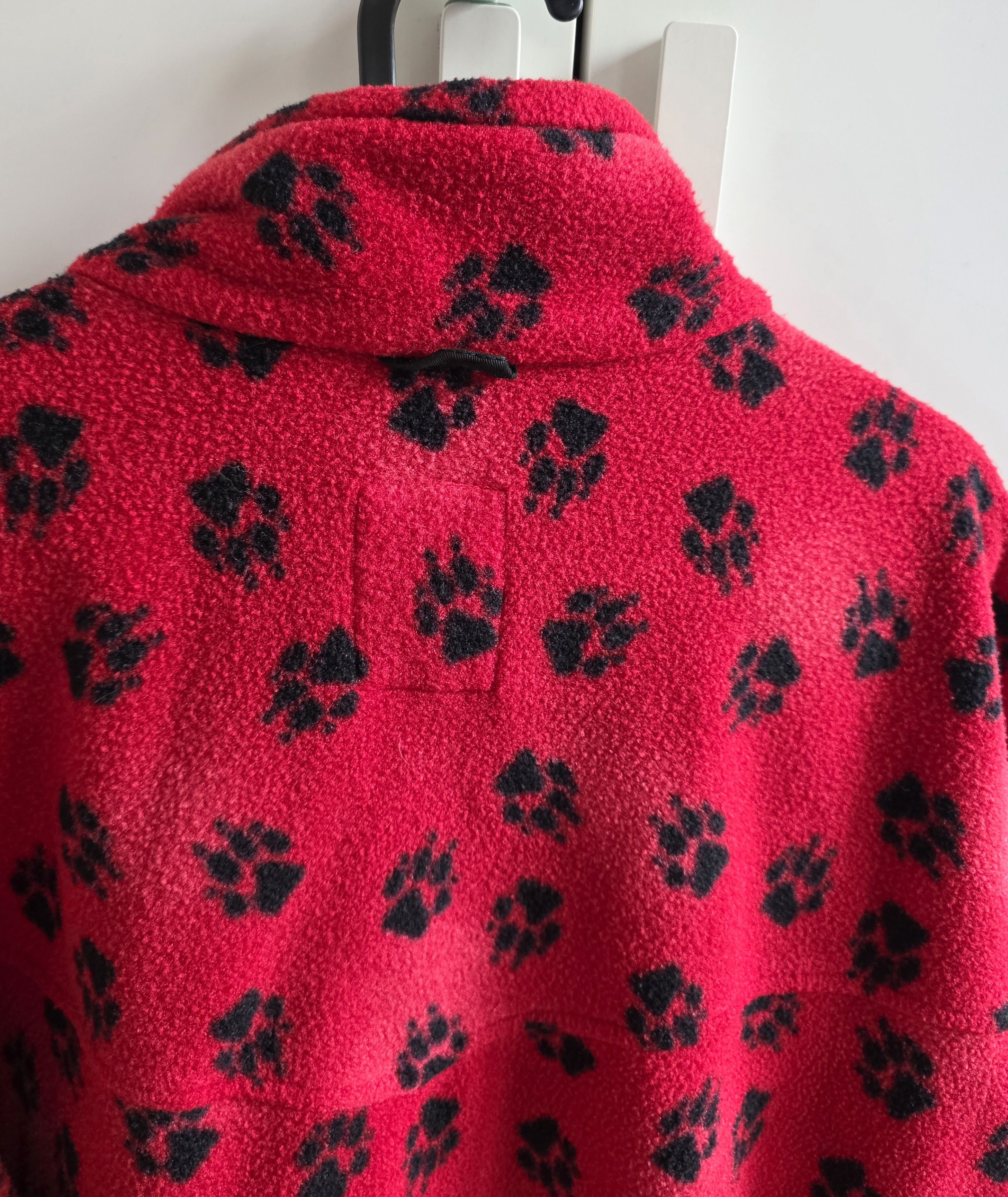 Jack Wolfskin Jack Wolfskin polar vintage xxl red Fleece paw print Size US XXL / EU 58 / 5 - 8 Thumbnail