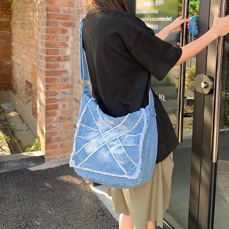 Japanese Brand Denim Crossbody Bag Size ONE SIZE - 3 Thumbnail
