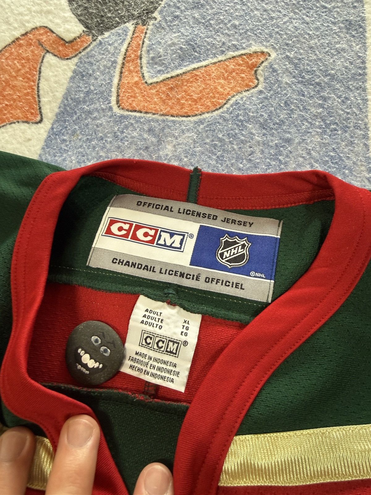 NHL Vintage minnesota wild jersey Size US XL / EU 56 / 4 - 5 Thumbnail