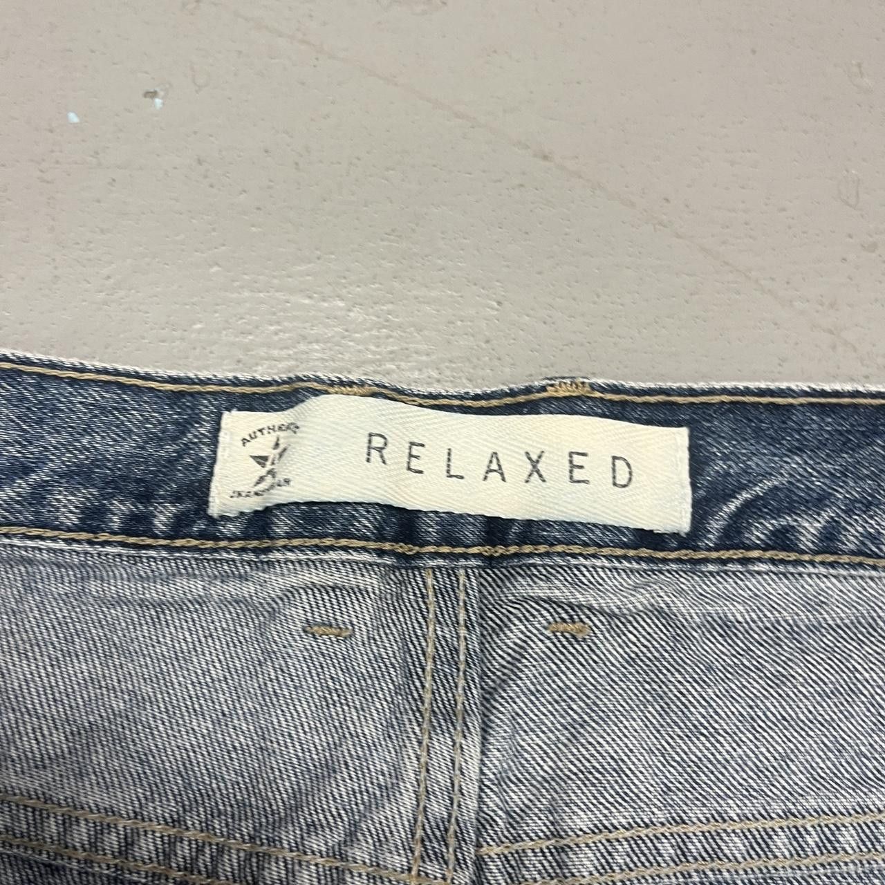 Arizona Jean Co. VTG Y2K Arizona Jeans Relaxed Fit Baggy Dark Jean Shorts Size US 38 / EU 54 - 3 Thumbnail