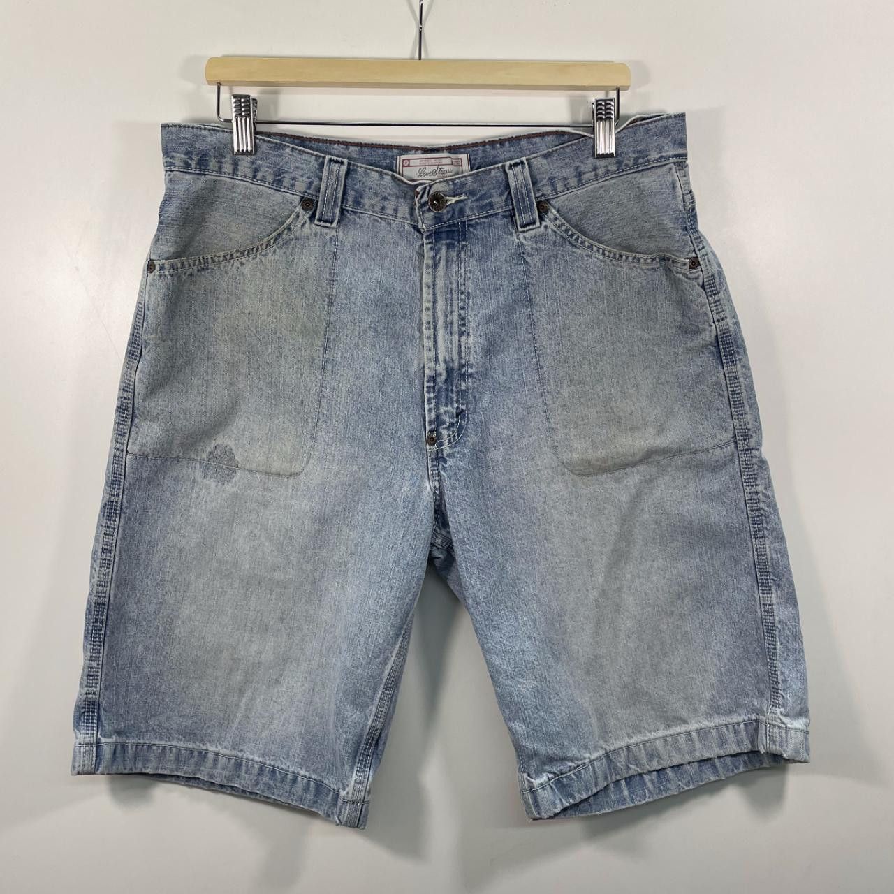 Levi's Levis Patched Light Wash Size US 34 / EU 50 - 1 Thumbnail