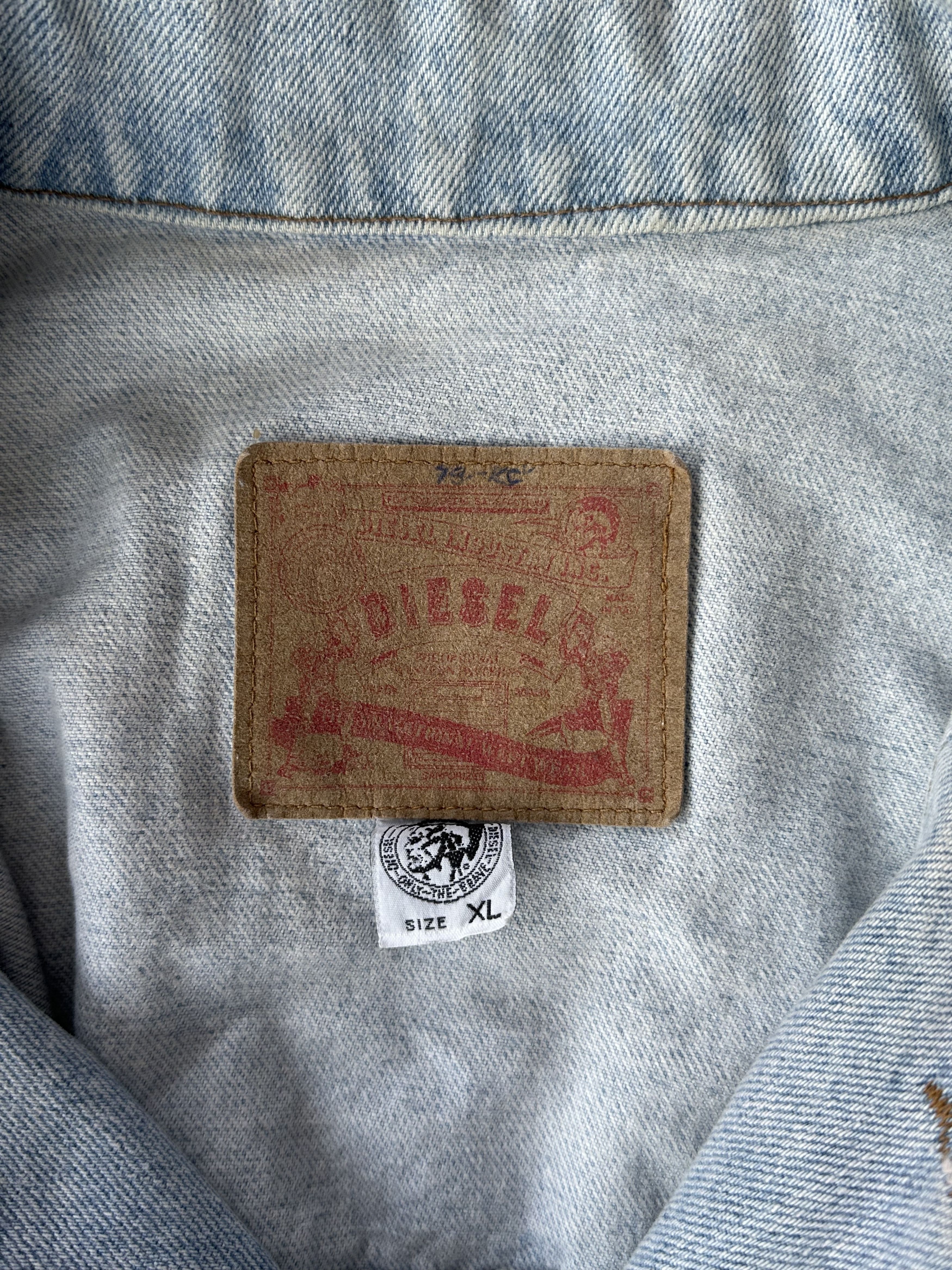 Diesel Vintage Denim Jeans Jacket Diesel 80's Levi's Style Size US XL / EU 56 / 4 - 7 Thumbnail
