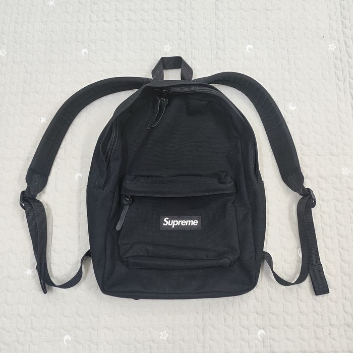 Supreme 🔥Supreme🔥 Canvas Backpack Black FW20/FW21 | Grailed