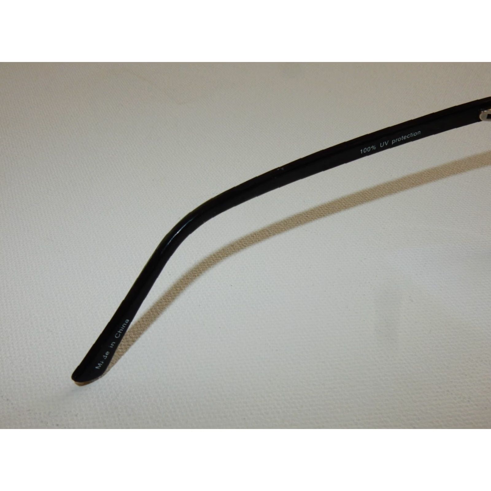 Express Express Unisex Adults Sunglasses Black Gold Clear 90s Accessories Size ONE SIZE - 4 Thumbnail