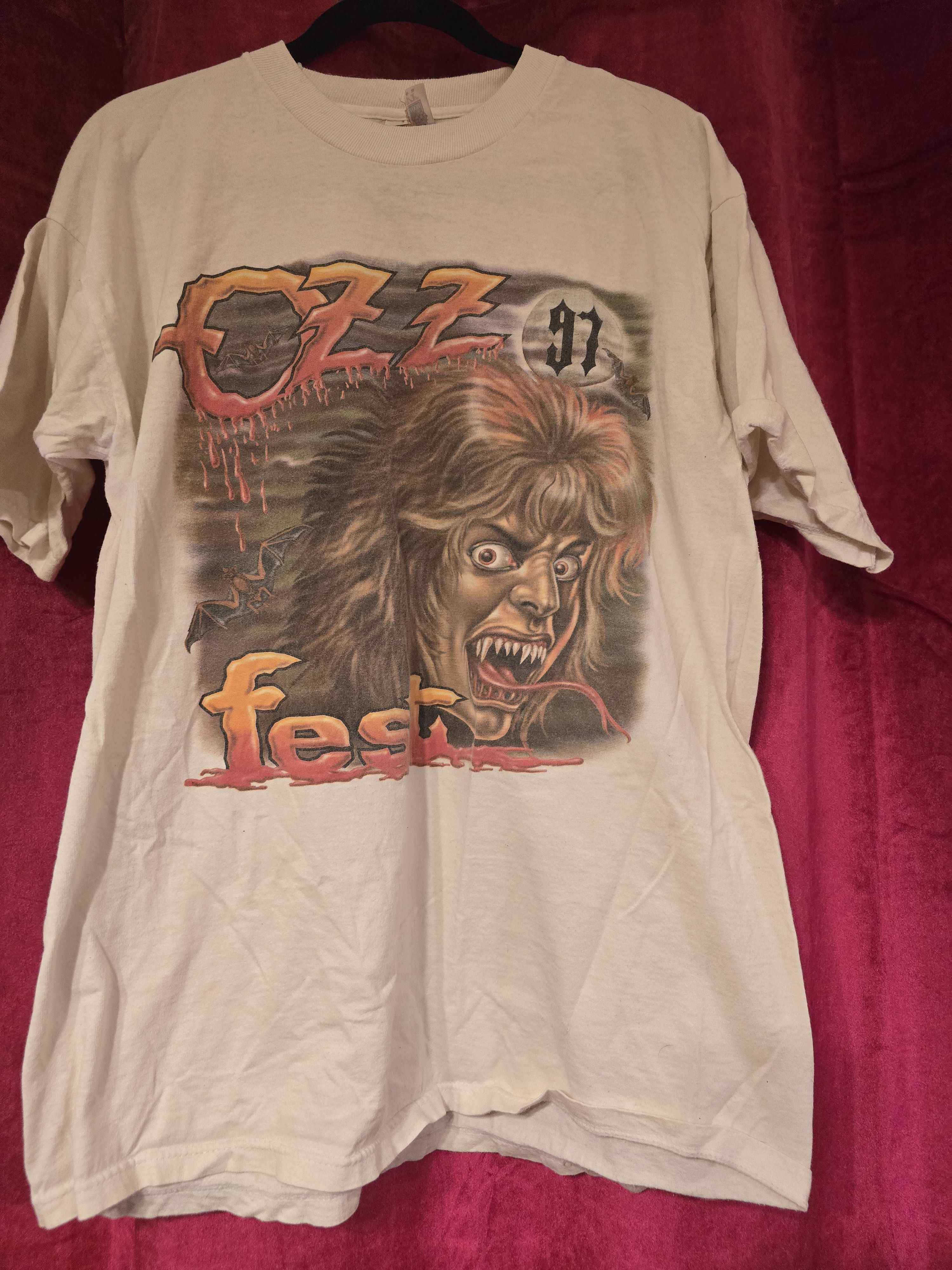 Other Vintage 1997 Ozzfest Tour Shirt XL – Ozzy Vampire Graphic Size US XL / EU 56 / 4 - 1 Thumbnail