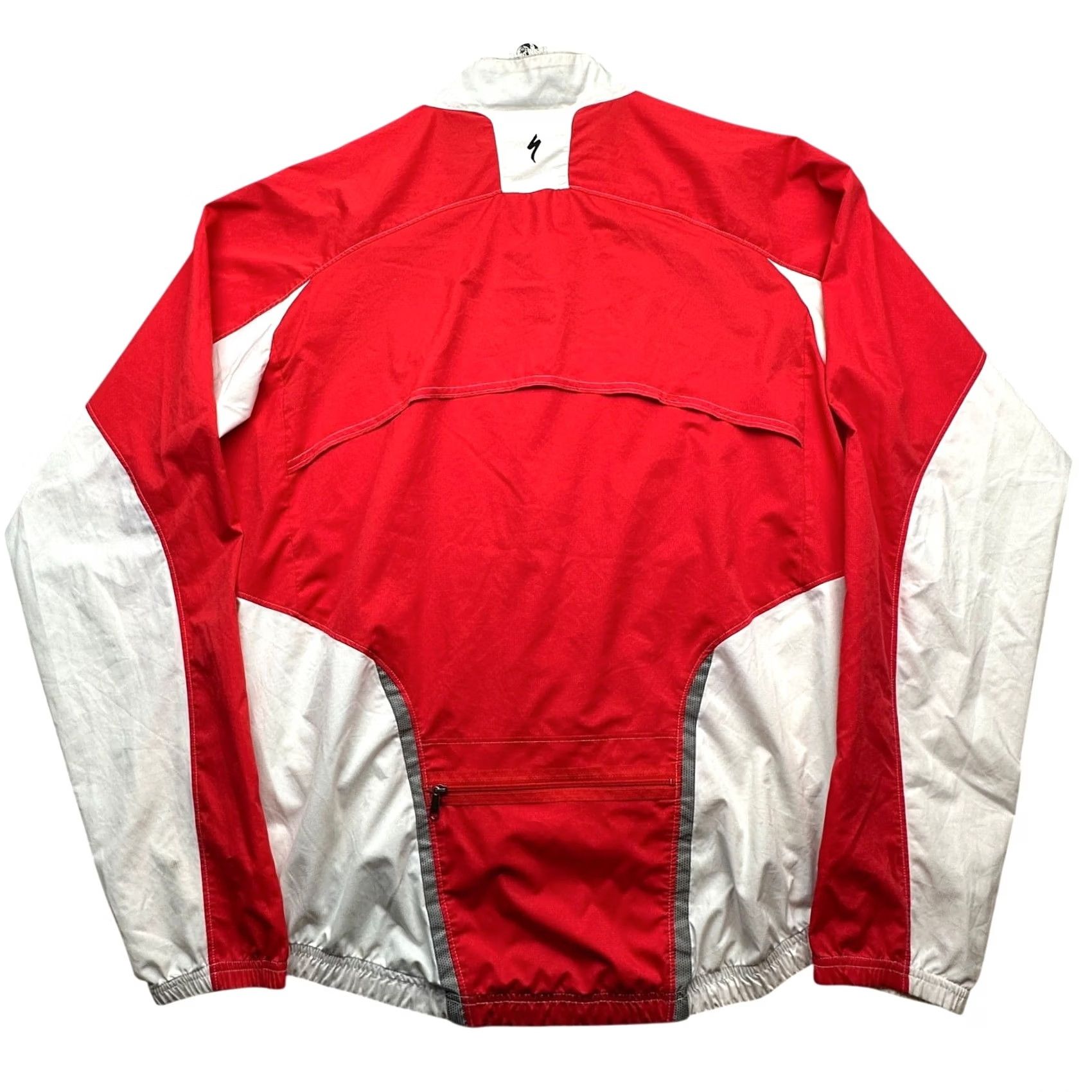 Vintage Specialized Windbreaker Jacket Mens XL Red White Ripstop Polyester Jacket Zip Pockets Casual Cycling Mens XL Red Size US L / EU 52-54 / 3 - 2 Thumbnail