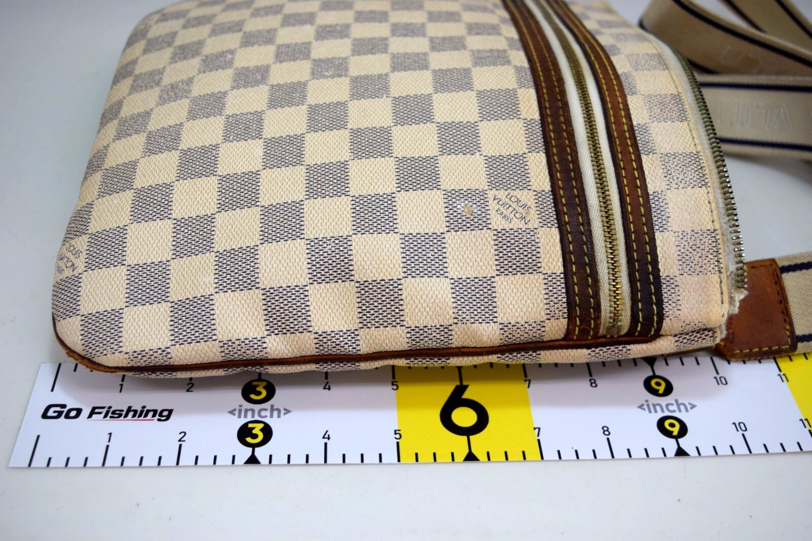 Louis Vuitton Louis Vuitton Pochette Bosphore Crossbody Azur N51112 Size ONE SIZE - 8 Thumbnail