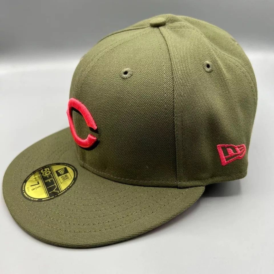 New Era Cincinnati Reds Hat Men 7 5/8 59Fifty New Era Fitted Cap Size ONE SIZE - 3 Thumbnail