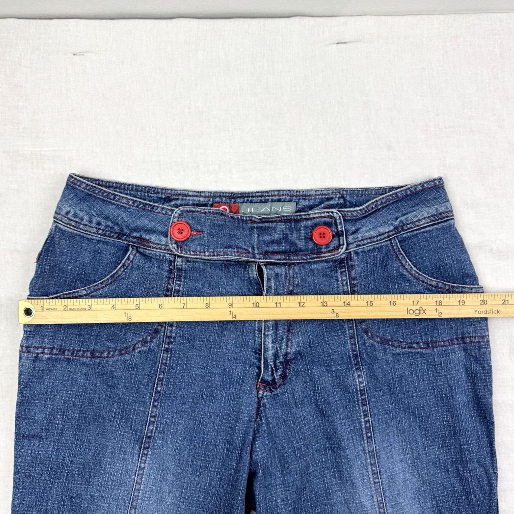 Vintage VINTAGE O! Jeans Womens 16 Mom Jeans High Waisted Hipster Hippie Punk 90s 80s Blue Size 38" / US 16 / IT 52 - 6 Thumbnail