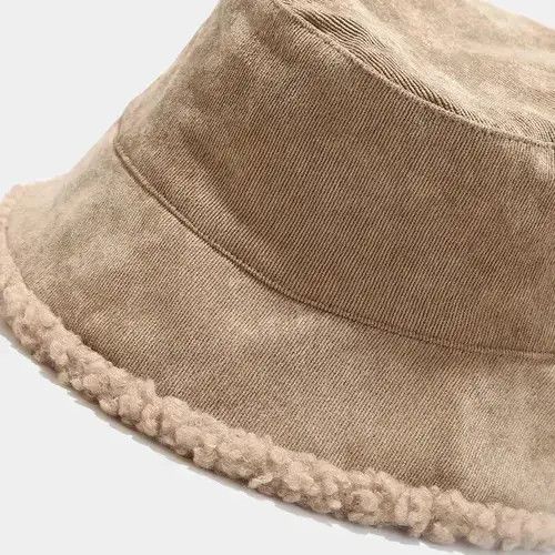 Other Reversible Faux Fur Lamb Wool Bucket Hat Size ONE SIZE - 4 Thumbnail