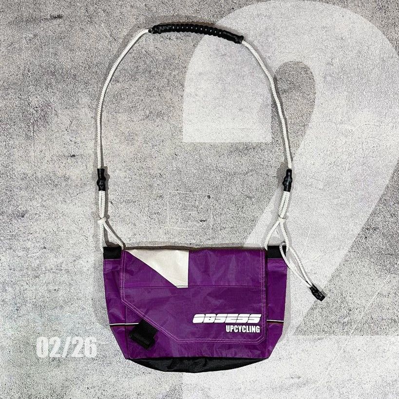 Other RIPSTOP MESSENGER BAG UPCYCLE BY OBSESS UPCYCLING ATELIER Size ONE SIZE - 1 Thumbnail
