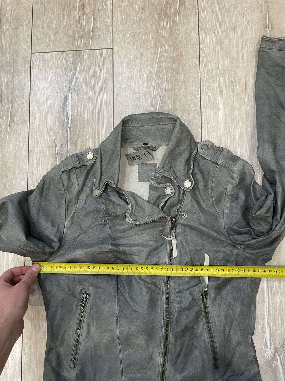 Designer × Japanese Brand Vintage Freaky Nations leather jacket woman's Size M / US 6-8 / IT 42-44 - 13 Thumbnail