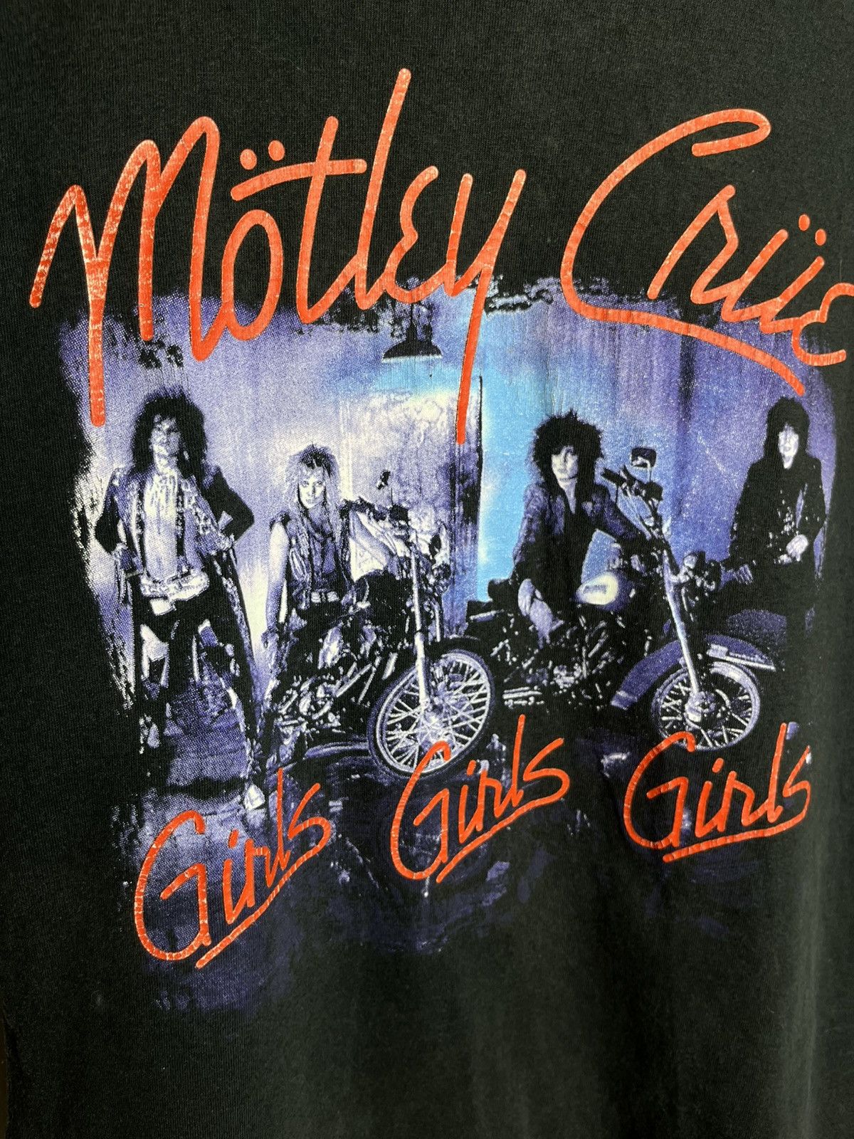 Other Motley Crue Girls Girls Girls 1987 Vintage Tshirt Size US S / EU 44-46 / 1 - 2 Thumbnail