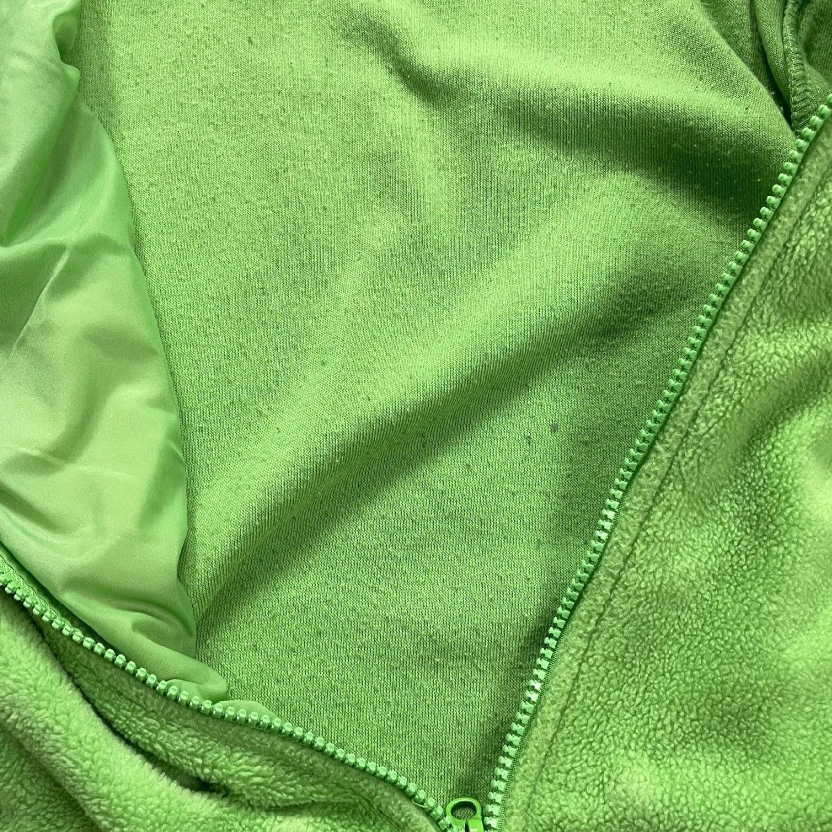 Apple Columbia Interchange Fleece Jacket Womens S Apple Green Full Zip Mock Neck Jacket Size S / US 4 / IT 40 - 7 Thumbnail
