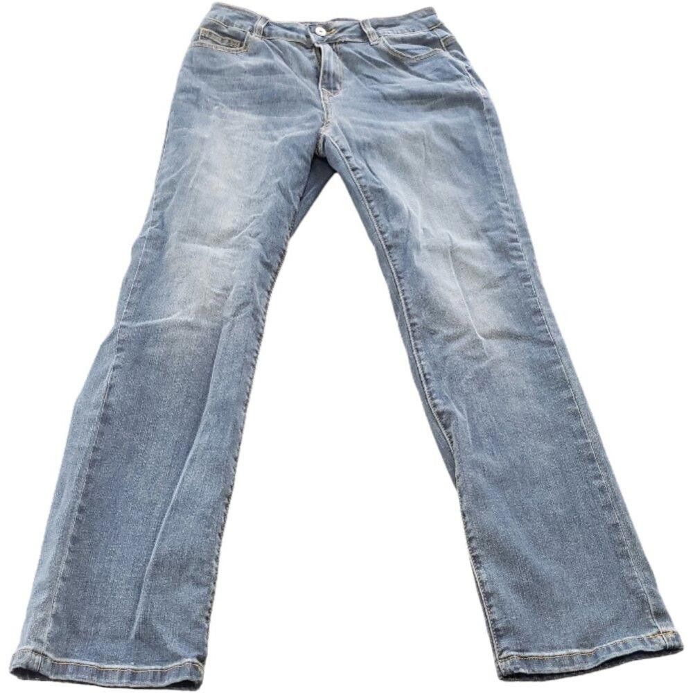 Designer CT1483 Ethyl Straight Leg blue Denim Jean 6 Size 28" / US 6 / IT 42 - 1 Thumbnail