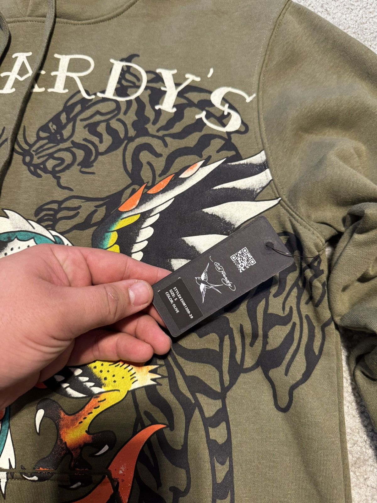 Ed Hardy × Japanese Brand Hoodie Ed Hardy Size US S / EU 44-46 / 1 - 9 Thumbnail
